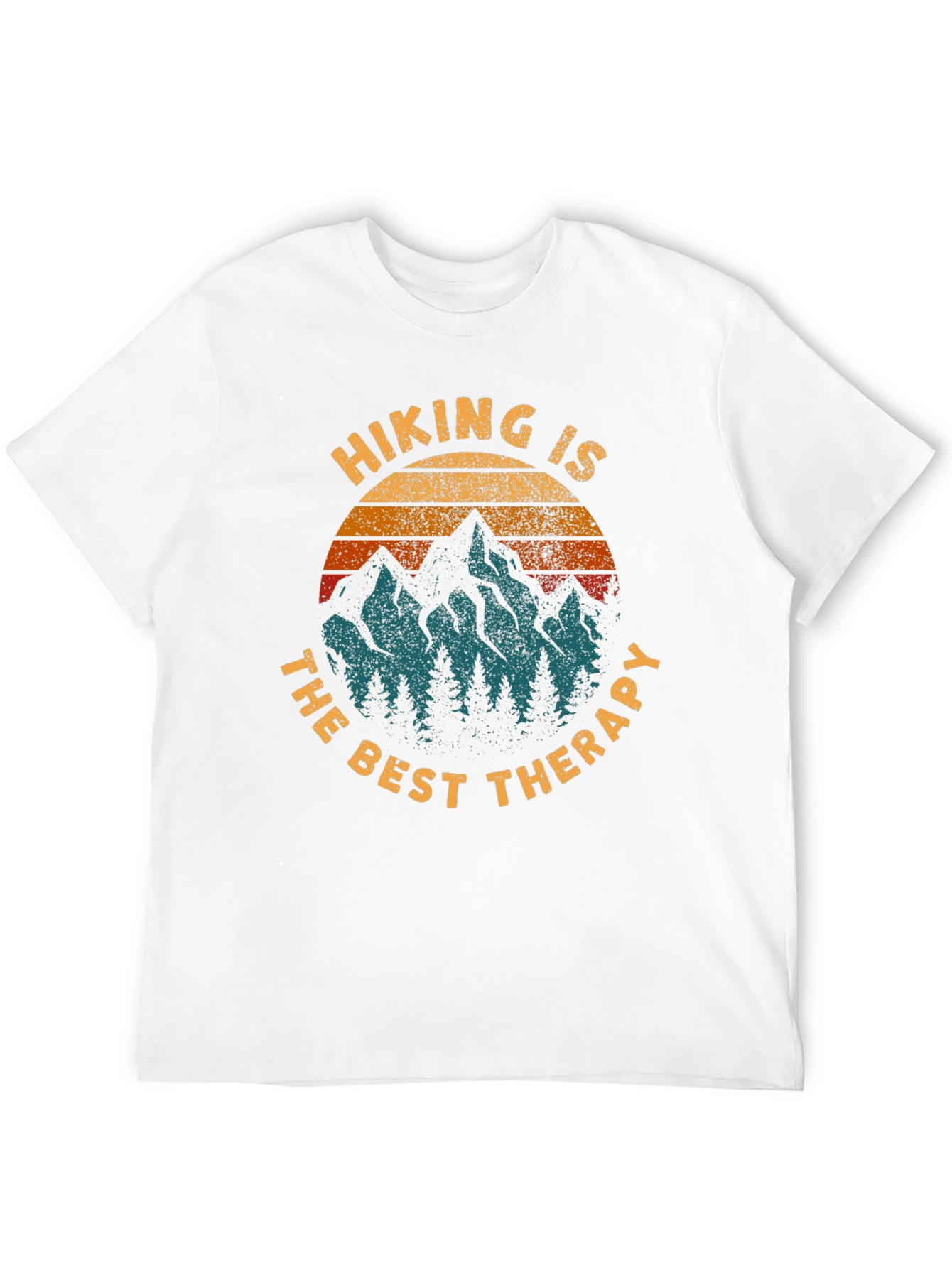 Hiking is Therapy Graphic Tee - Nature Lover Shirt