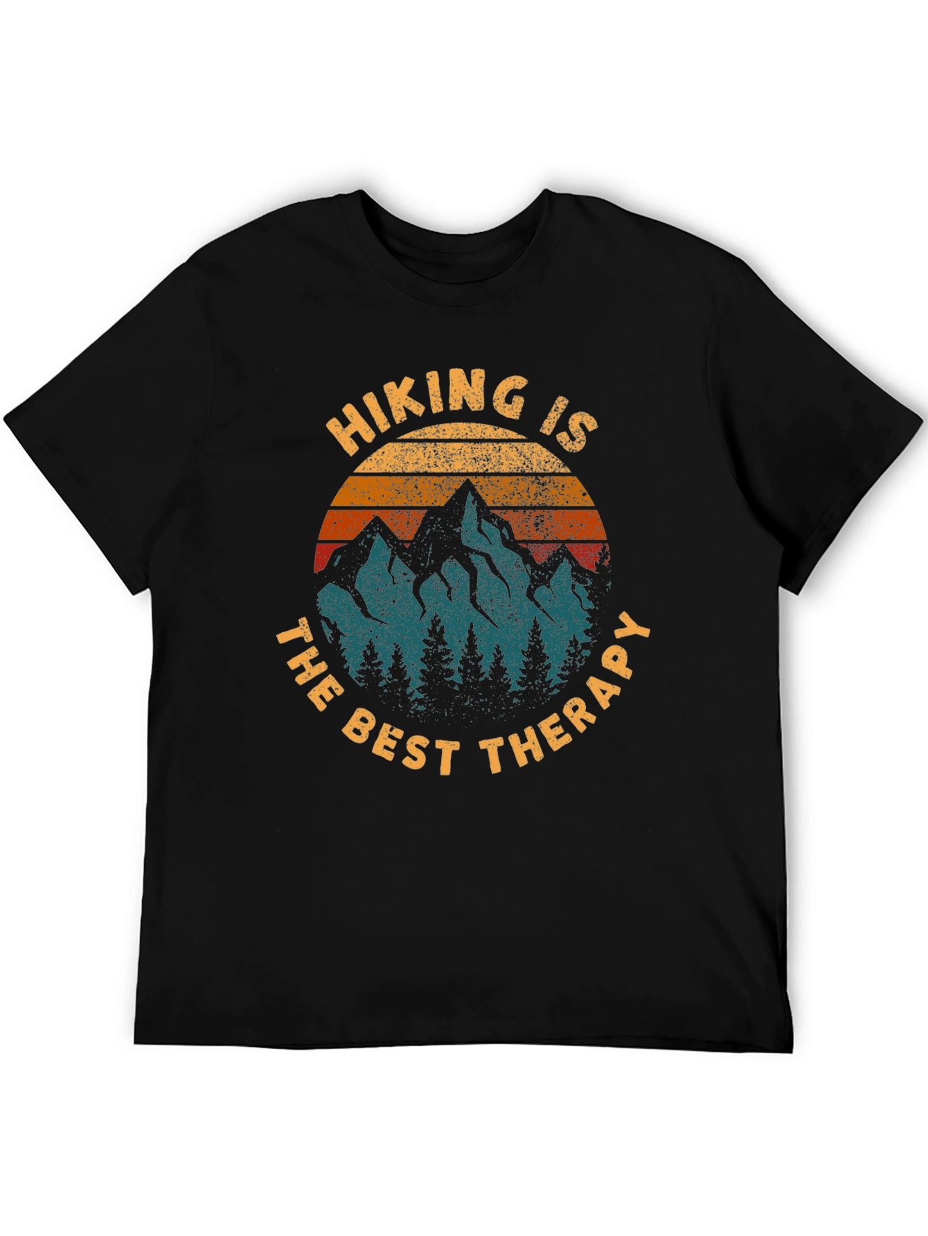 Hiking is Therapy Graphic Tee - Nature Lover Shirt