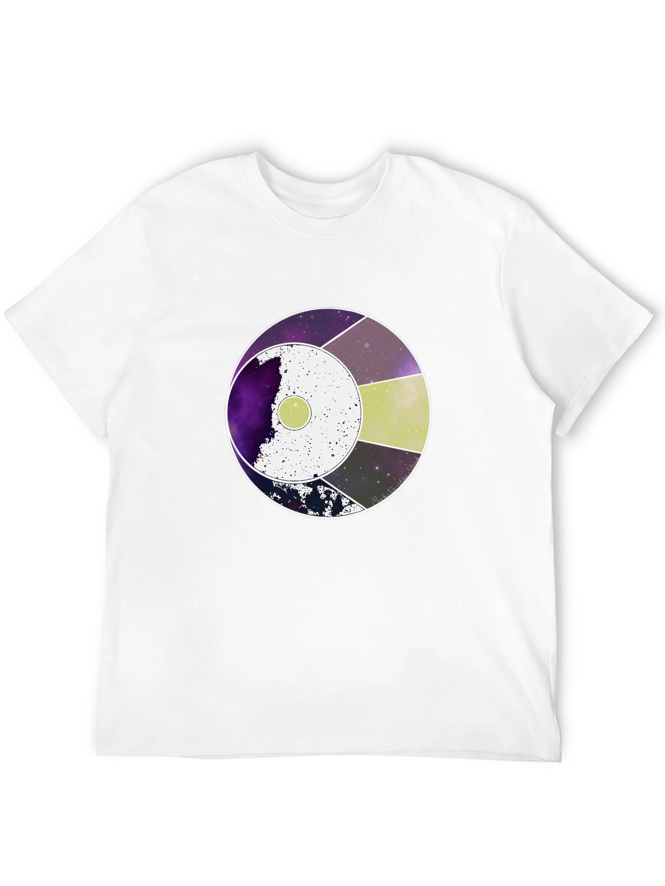 Galaxy Graphic Black T-Shirt