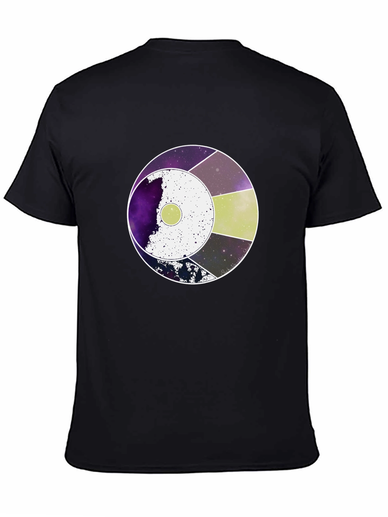 Galaxy Graphic Black T-Shirt