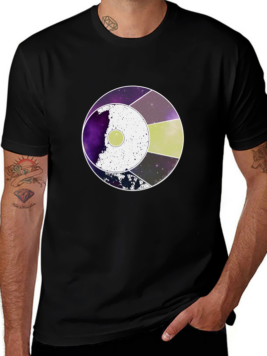 Galaxy Graphic Black T-Shirt