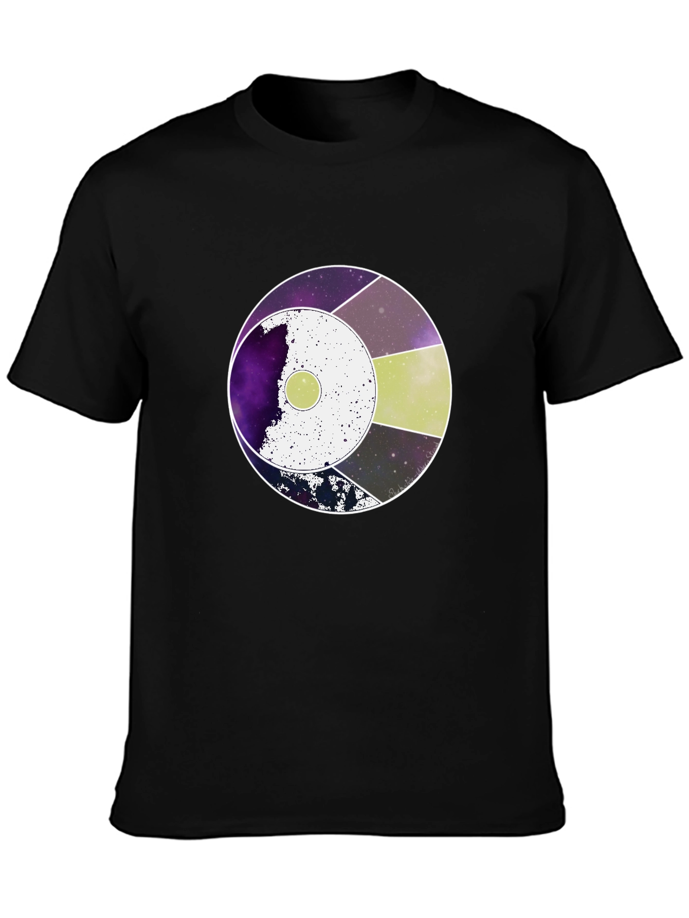 Galaxy Graphic Black T-Shirt