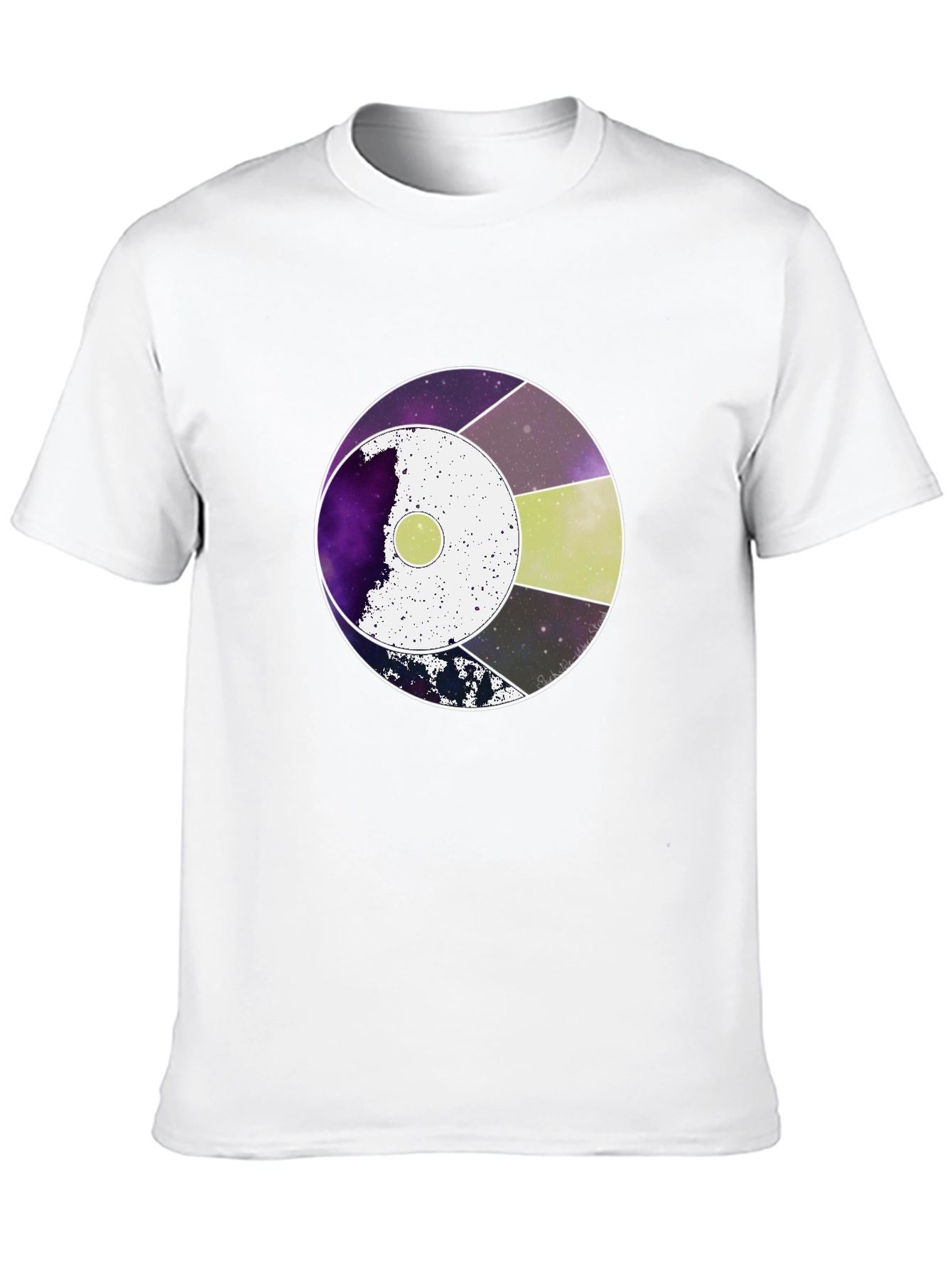 Galaxy Graphic Black T-Shirt