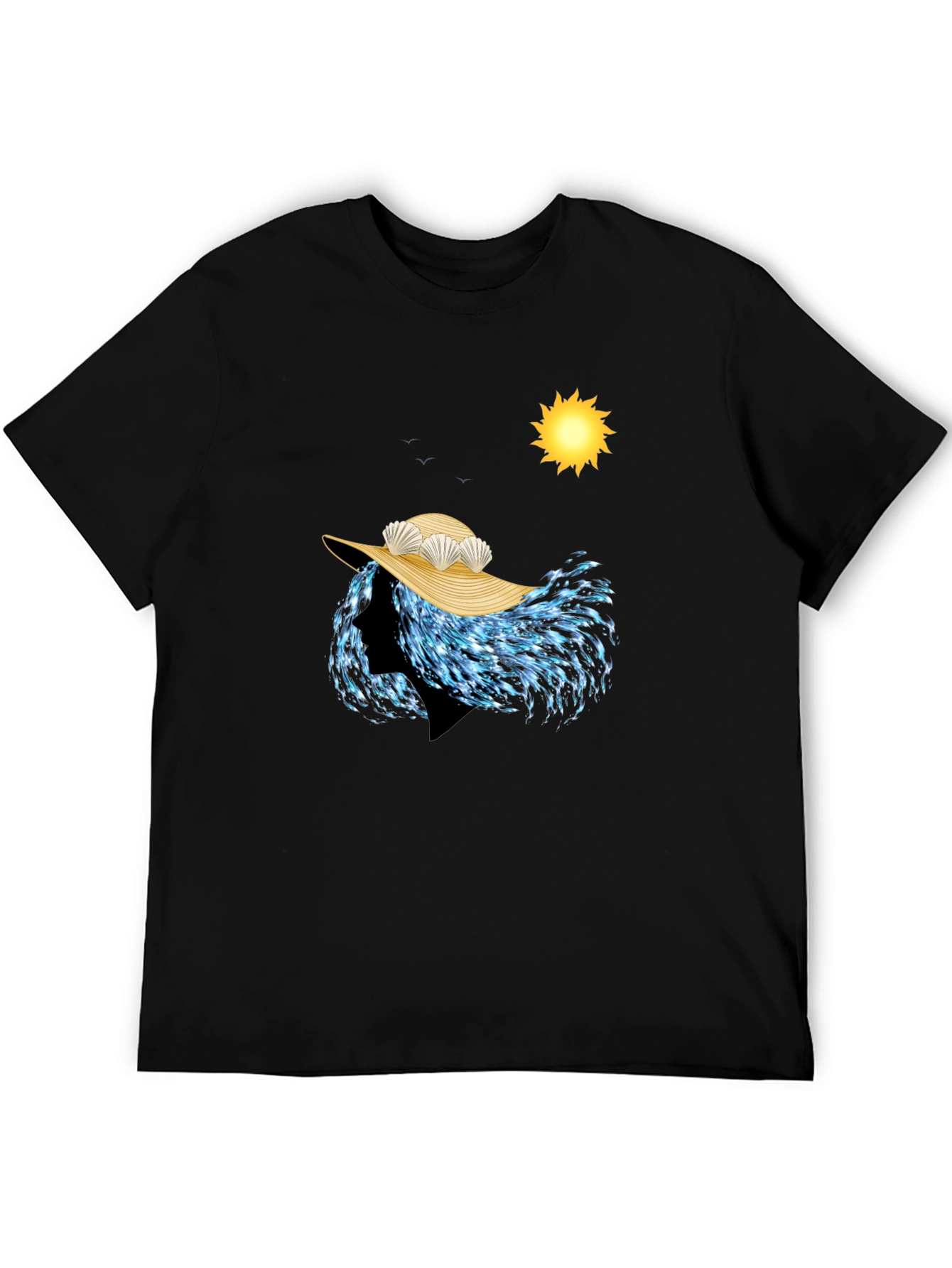 Ocean Wave Woman T-Shirt - Beach Style Graphic Tee
