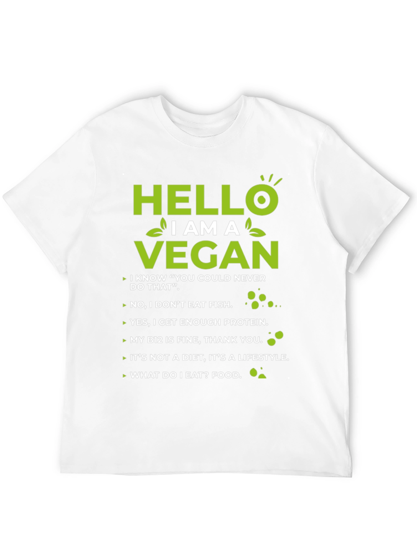 Hello I am A Vegan T-Shirt