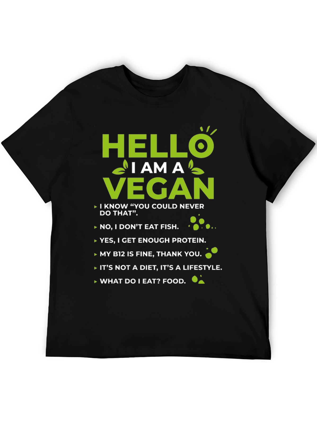 Hello I am A Vegan T-Shirt