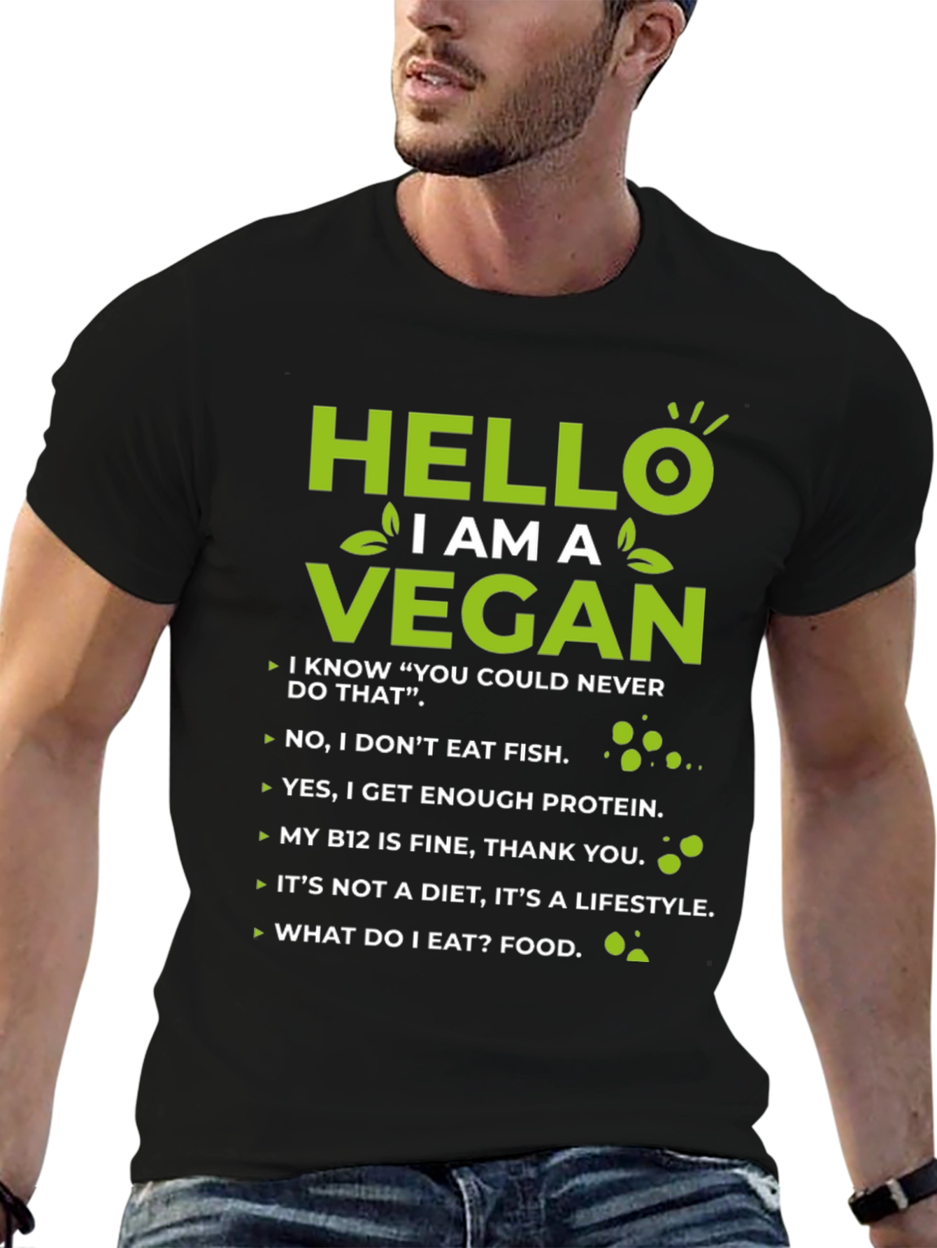 Hello I am A Vegan T-Shirt