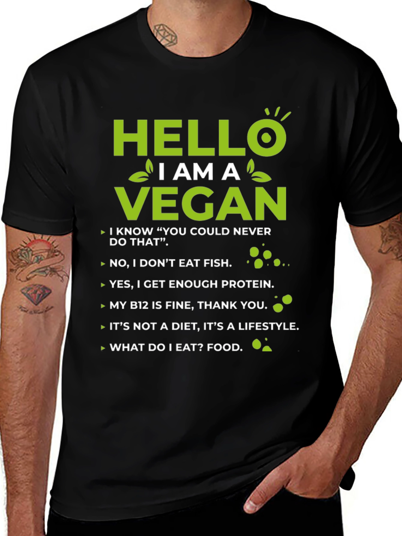 Hello I am A Vegan T-Shirt