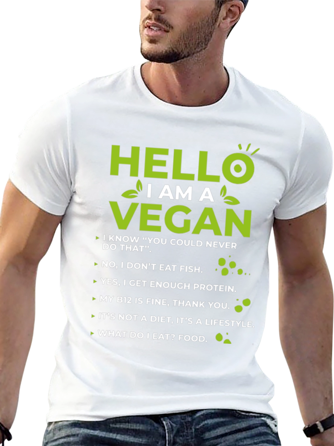 Hello I am A Vegan T-Shirt