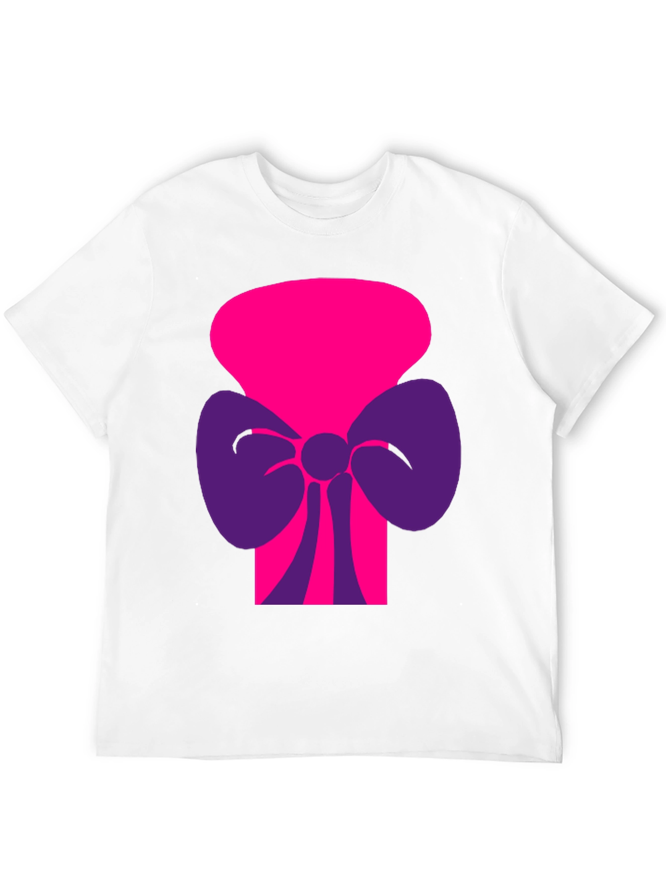 Funky Graphic Tee - Pink & Purple Bow