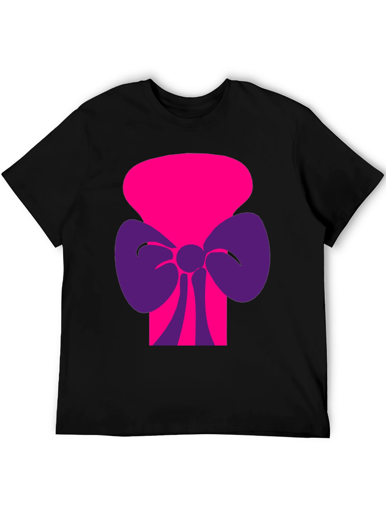 Funky Graphic Tee - Pink & Purple Bow