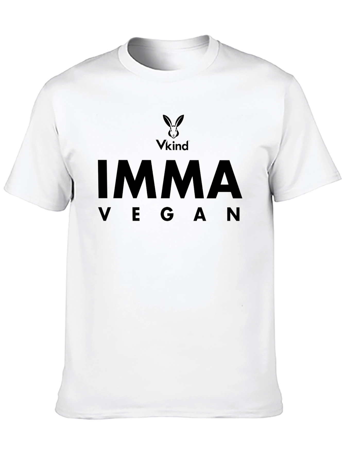 Imma Vegan Black T-Shirt - Vkind