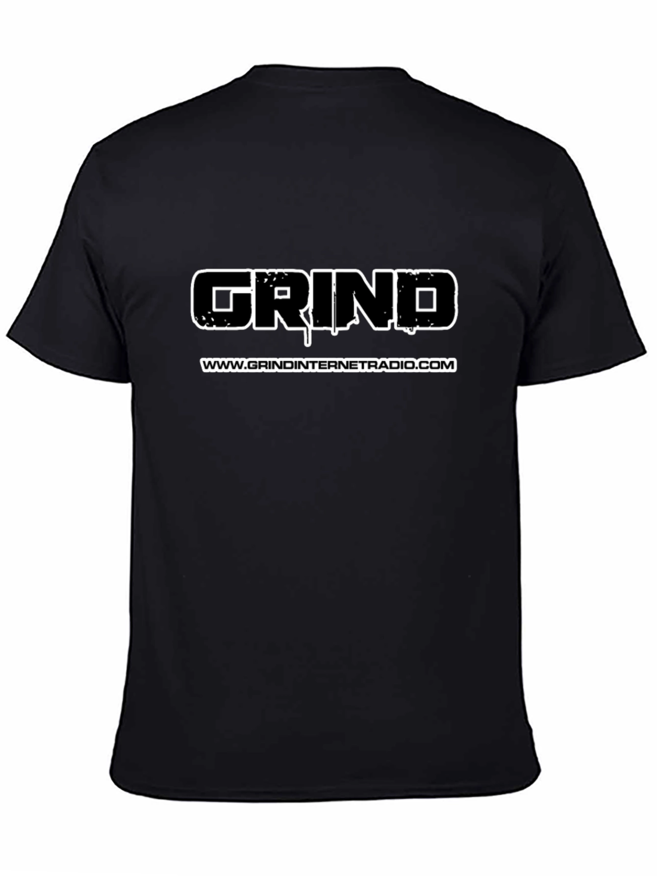 Grind Internet Radio Black Graphic T-Shirt