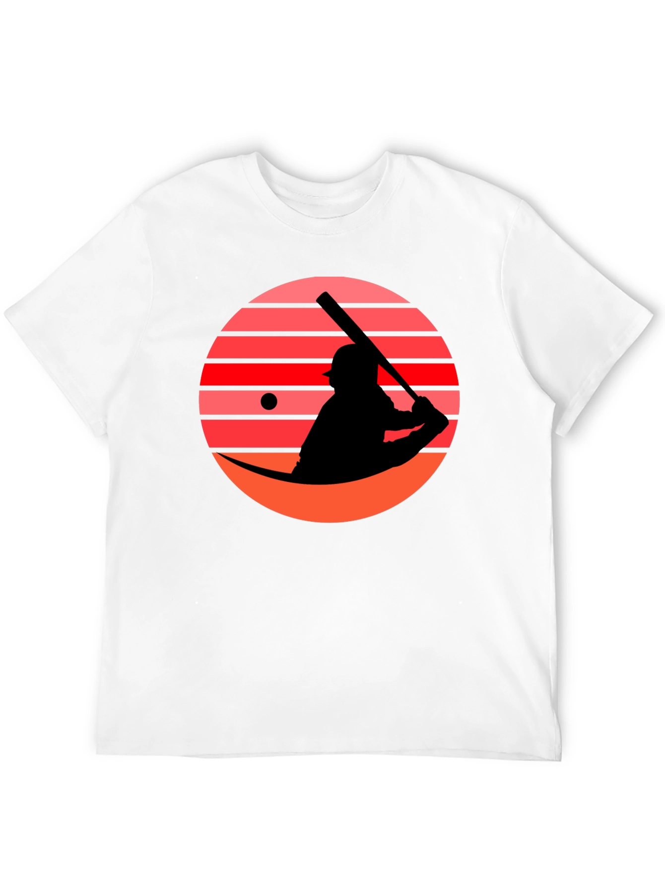Retro Sunset Baseball Graphic Tee
