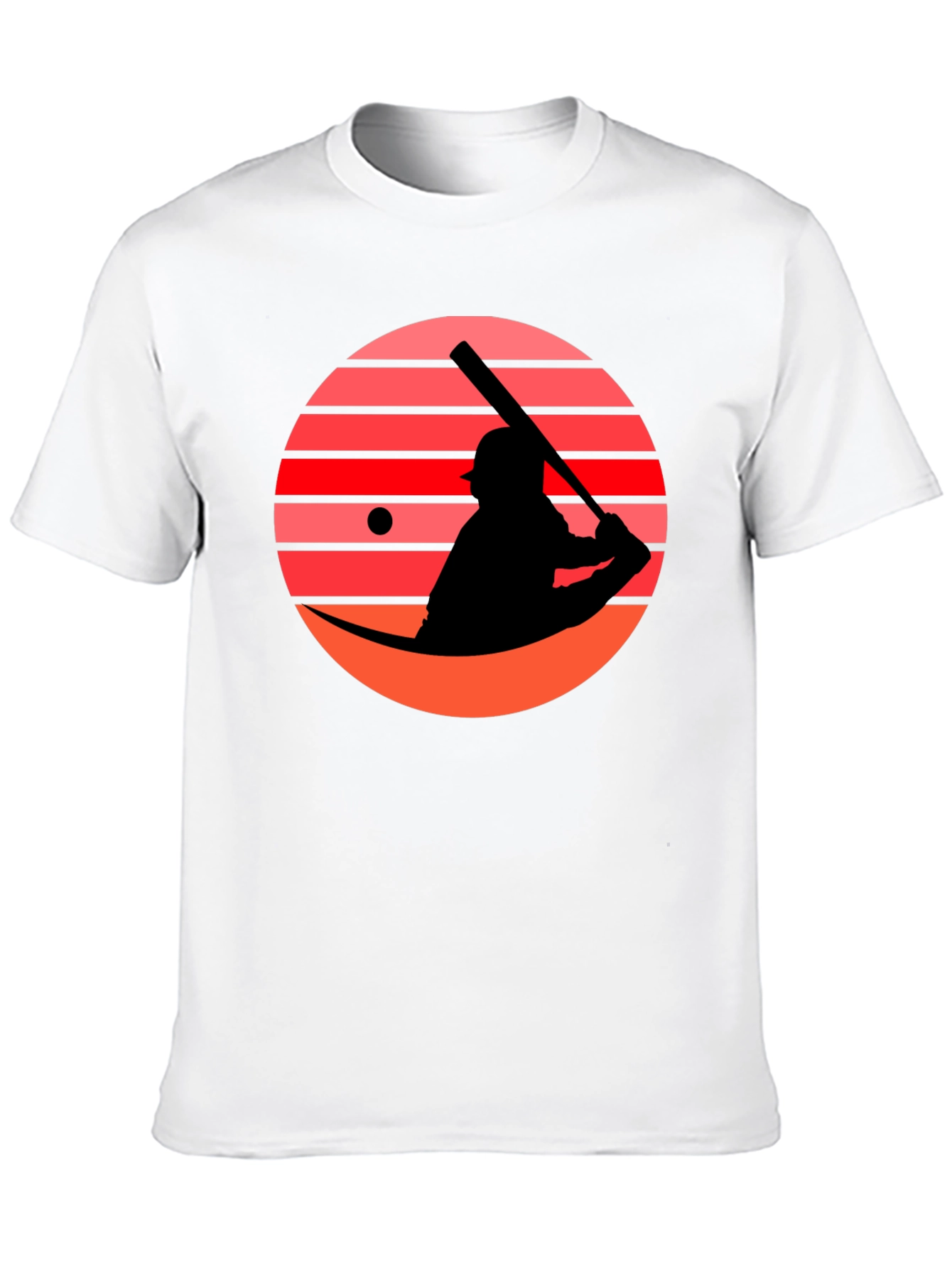 Retro Sunset Baseball Graphic Tee