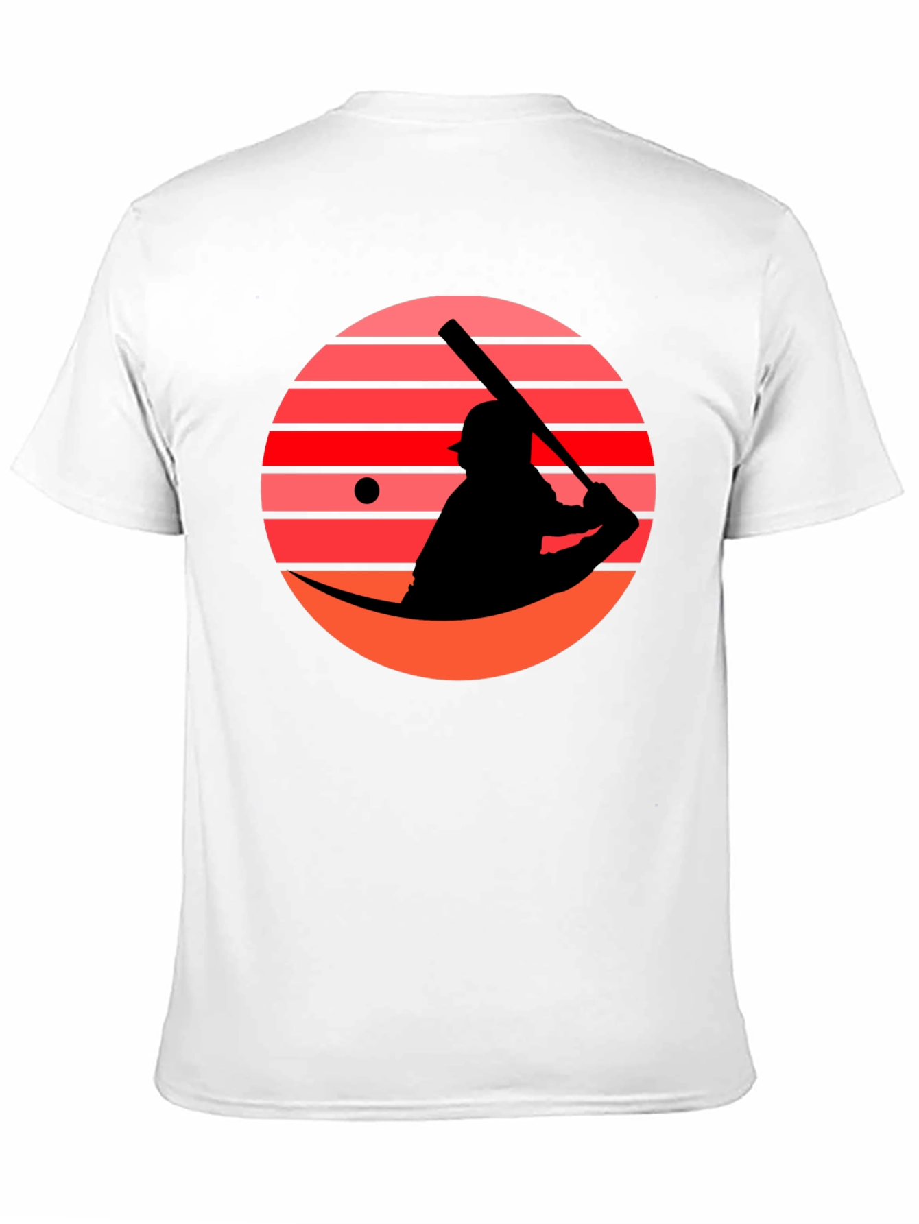 Retro Sunset Baseball Graphic Tee
