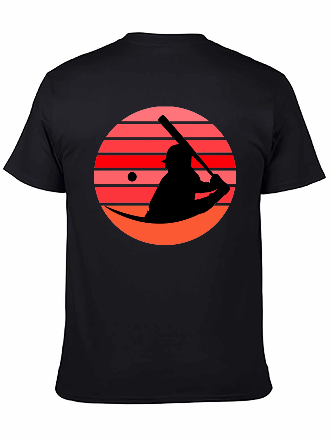 Retro Sunset Baseball Graphic Tee