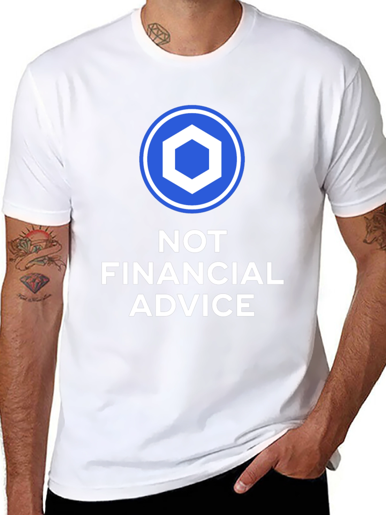 Not Financial Advice Chainlink Crypto T-Shirt