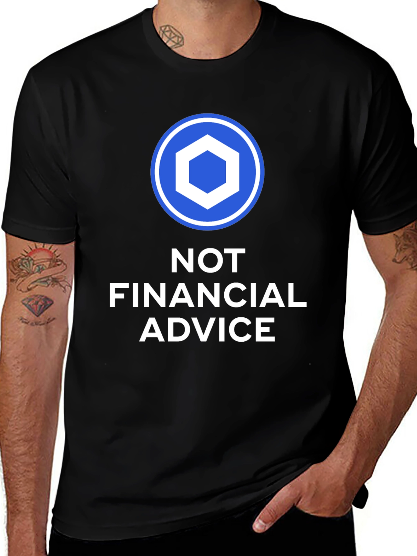 Not Financial Advice Chainlink Crypto T-Shirt