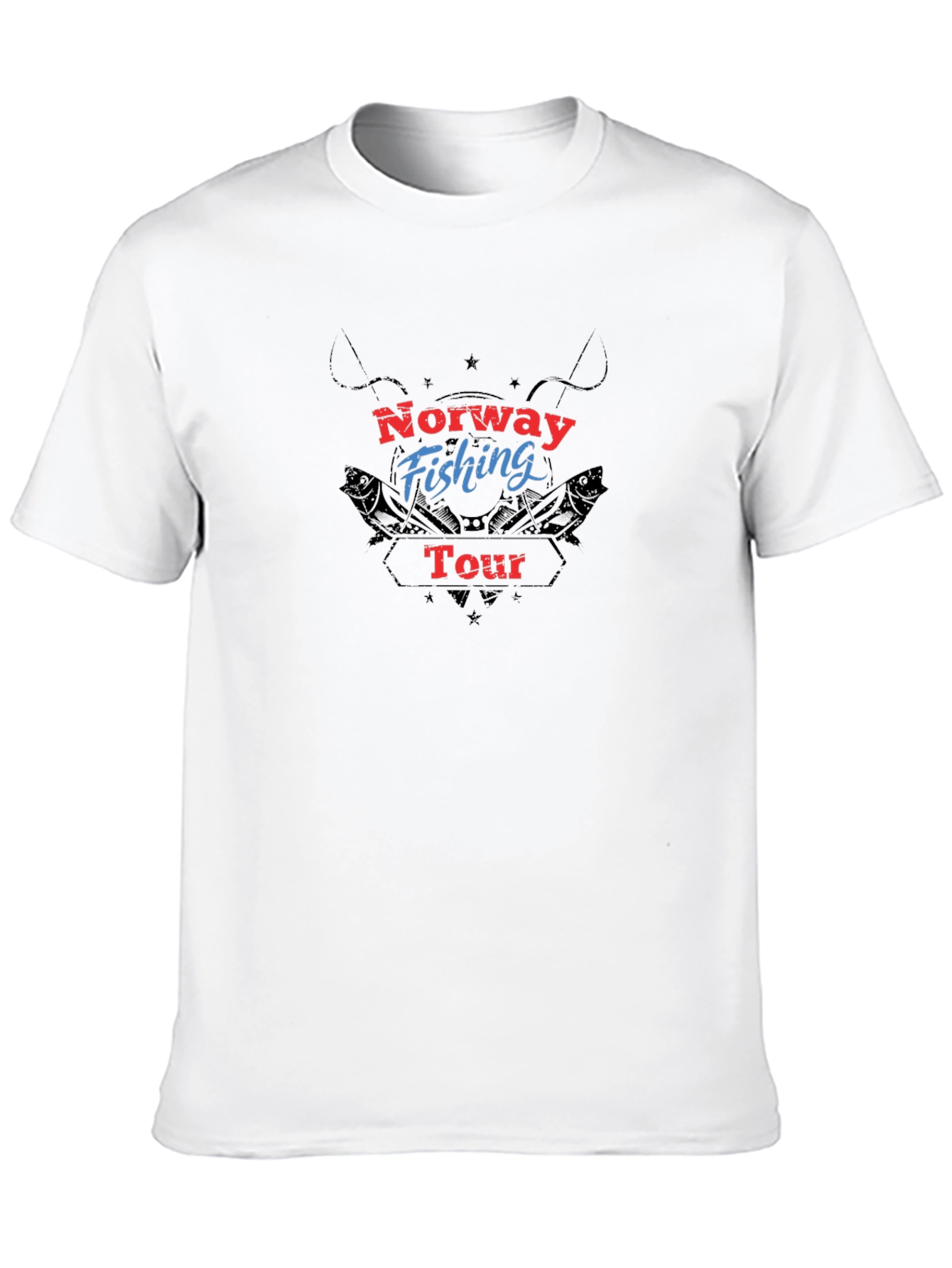 Norway Fishing Tour Black T-Shirt