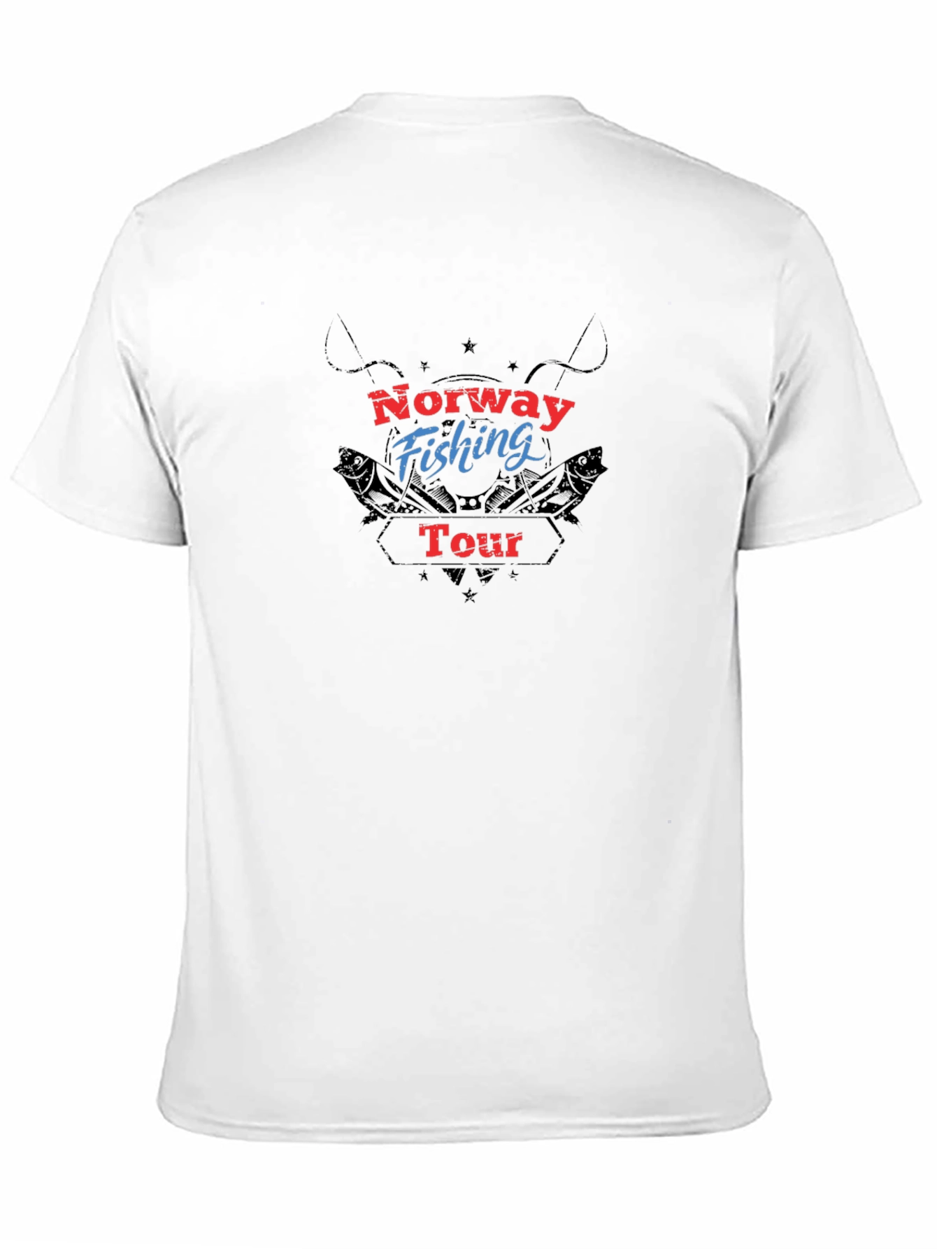 Norway Fishing Tour Black T-Shirt