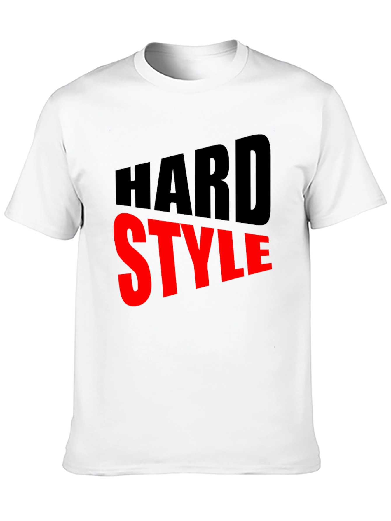 Hard Style Graphic Print Mens Black T-Shirt