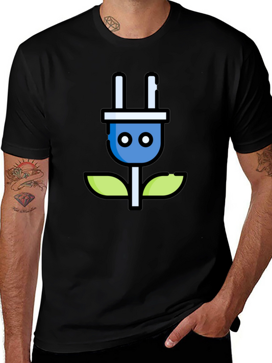 Eco-Friendly Energy T-Shirt - Power Plant Design