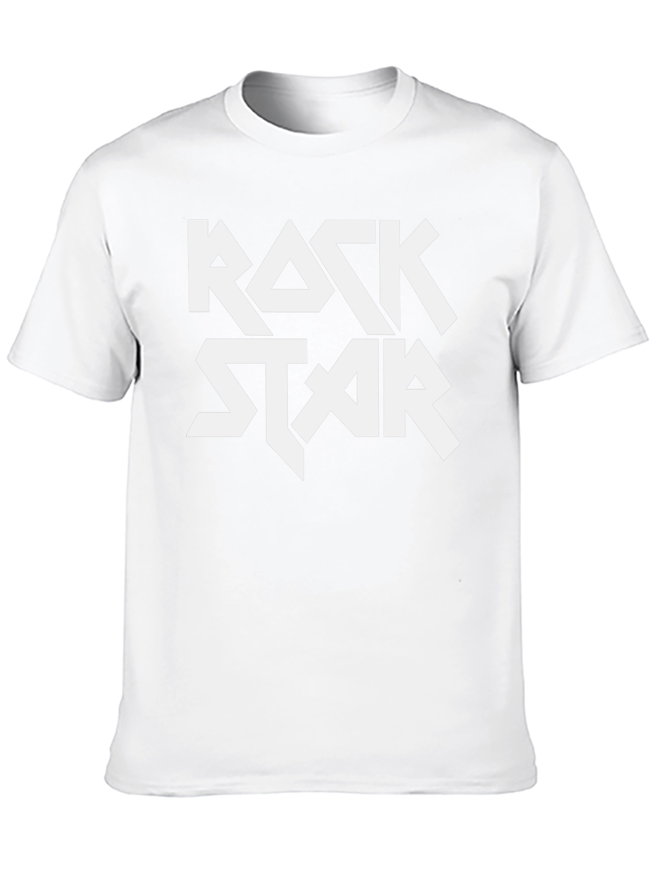 Rock Star Graphic Print T-Shirt - Black