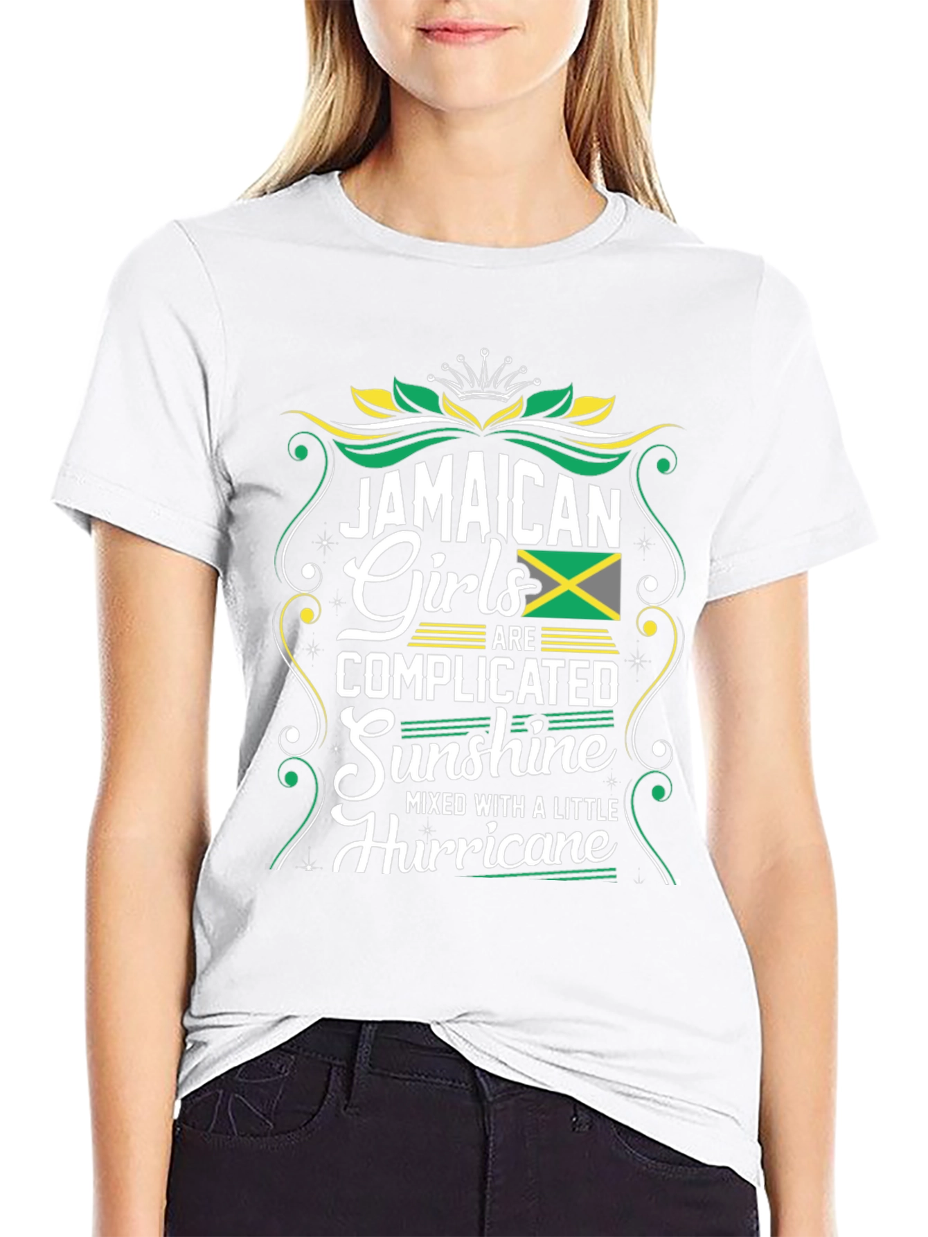 Jamaican Girls Complicated T-Shirt Sunshine Hurricane
