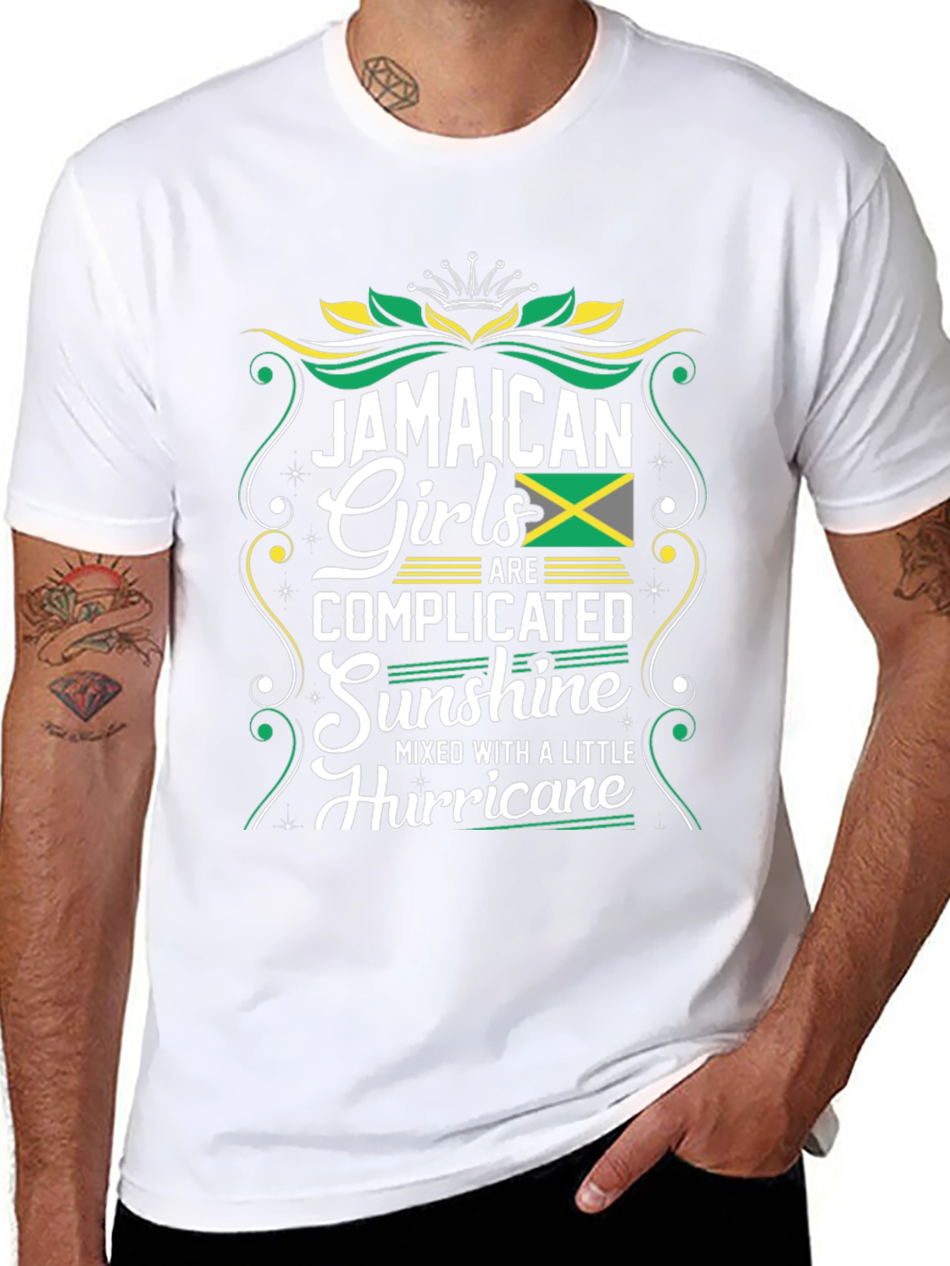 Jamaican Girls Complicated T-Shirt Sunshine Hurricane