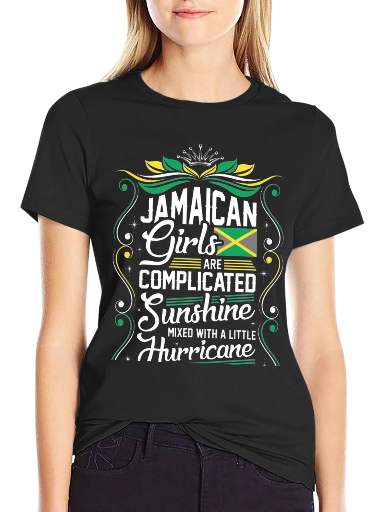Jamaican Girls Complicated T-Shirt Sunshine Hurricane