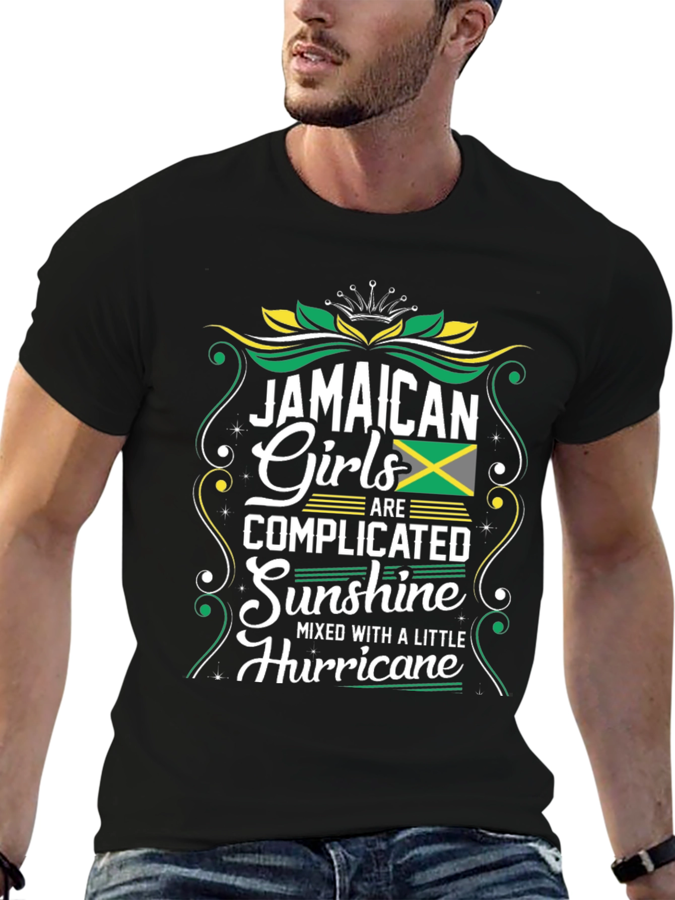 Jamaican Girls Complicated T-Shirt Sunshine Hurricane