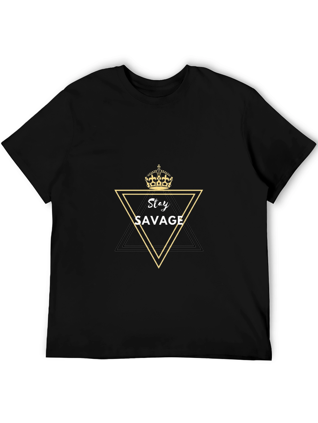 Stay Savage Black Graphic Tee