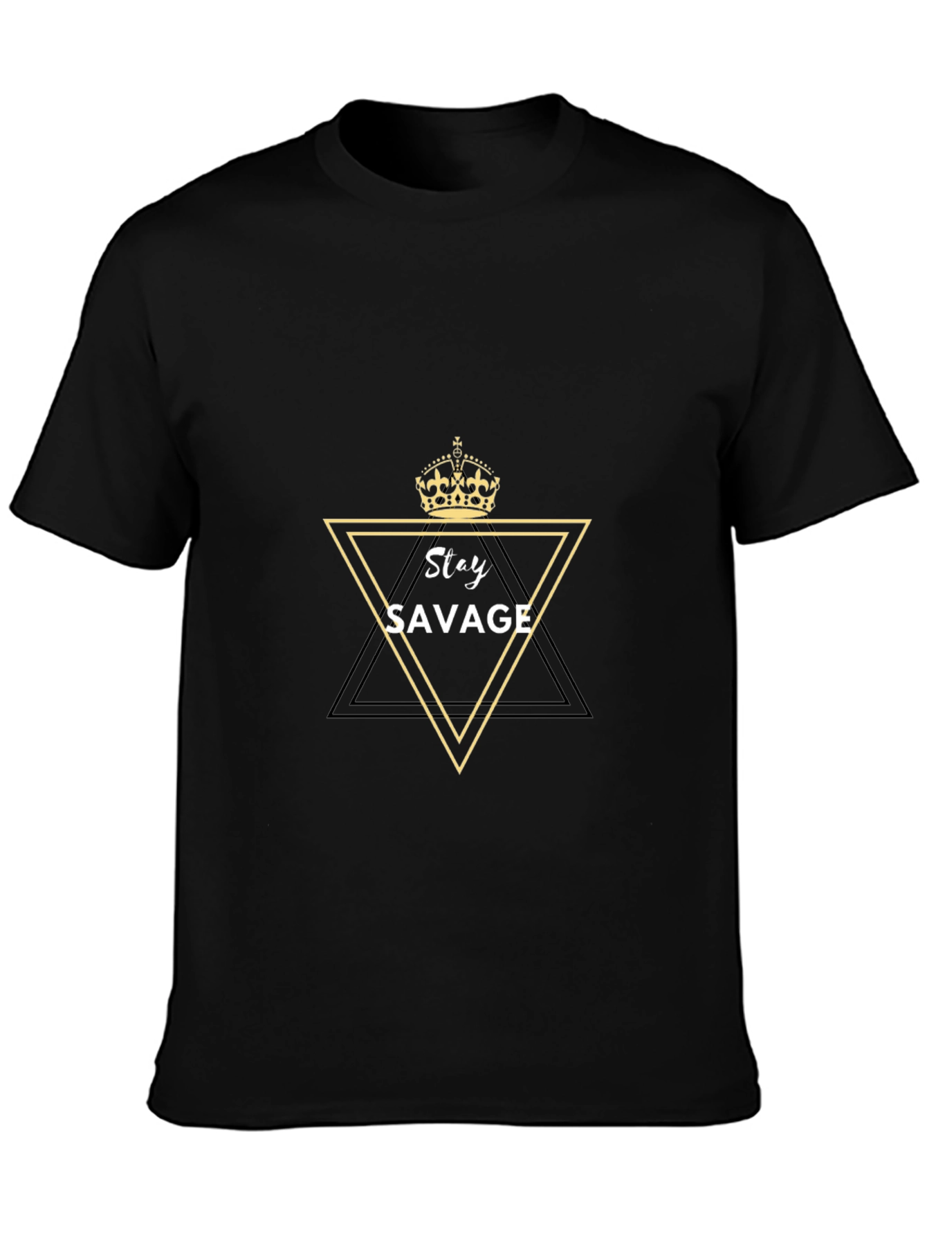 Stay Savage Black Graphic Tee
