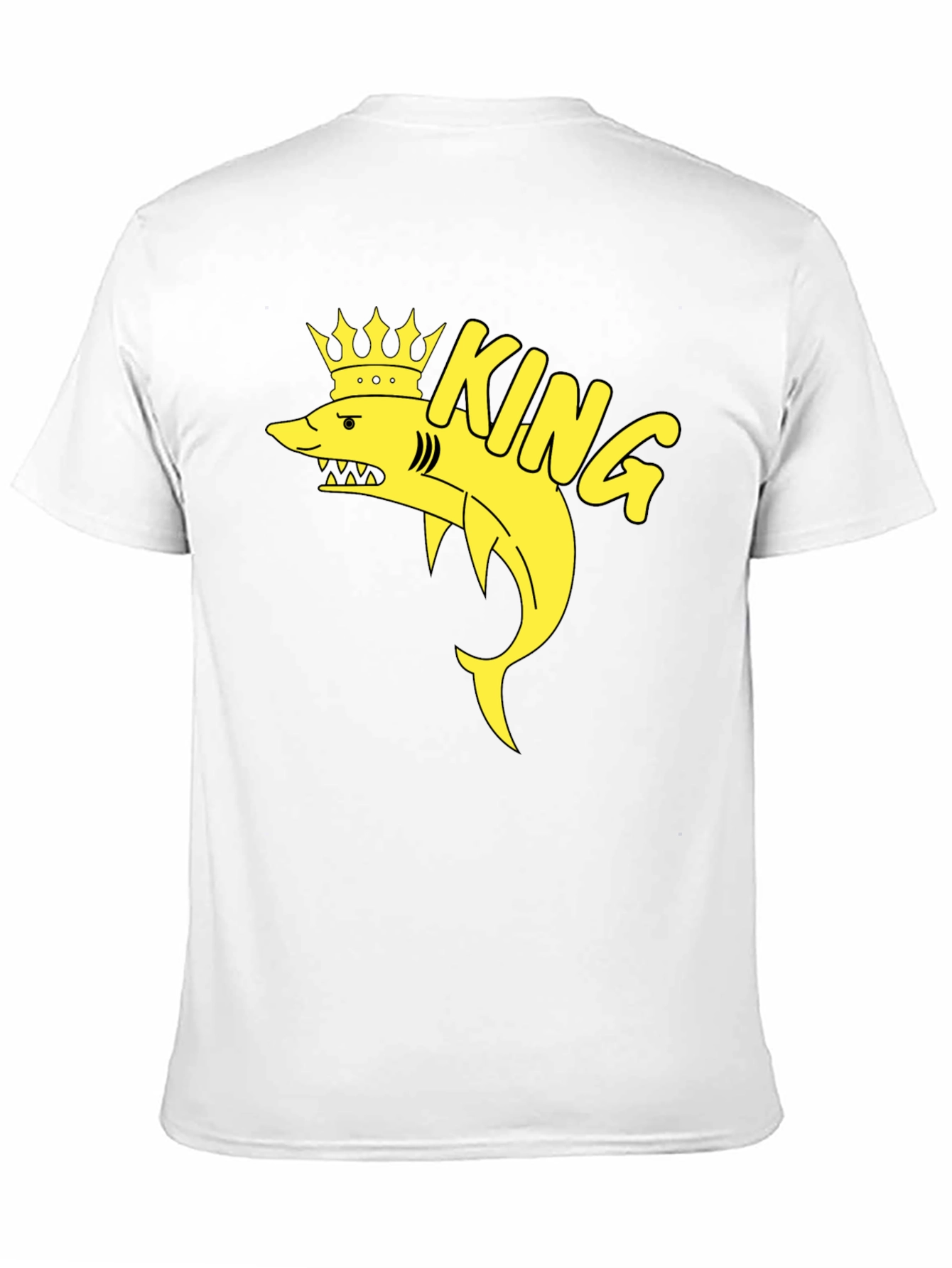 King Shark T-Shirt - Black Cotton Graphic Tee