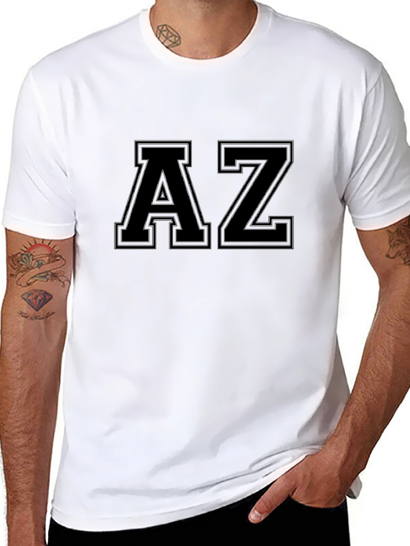 AZ Graphic T-Shirt - Collegiate Style Tee