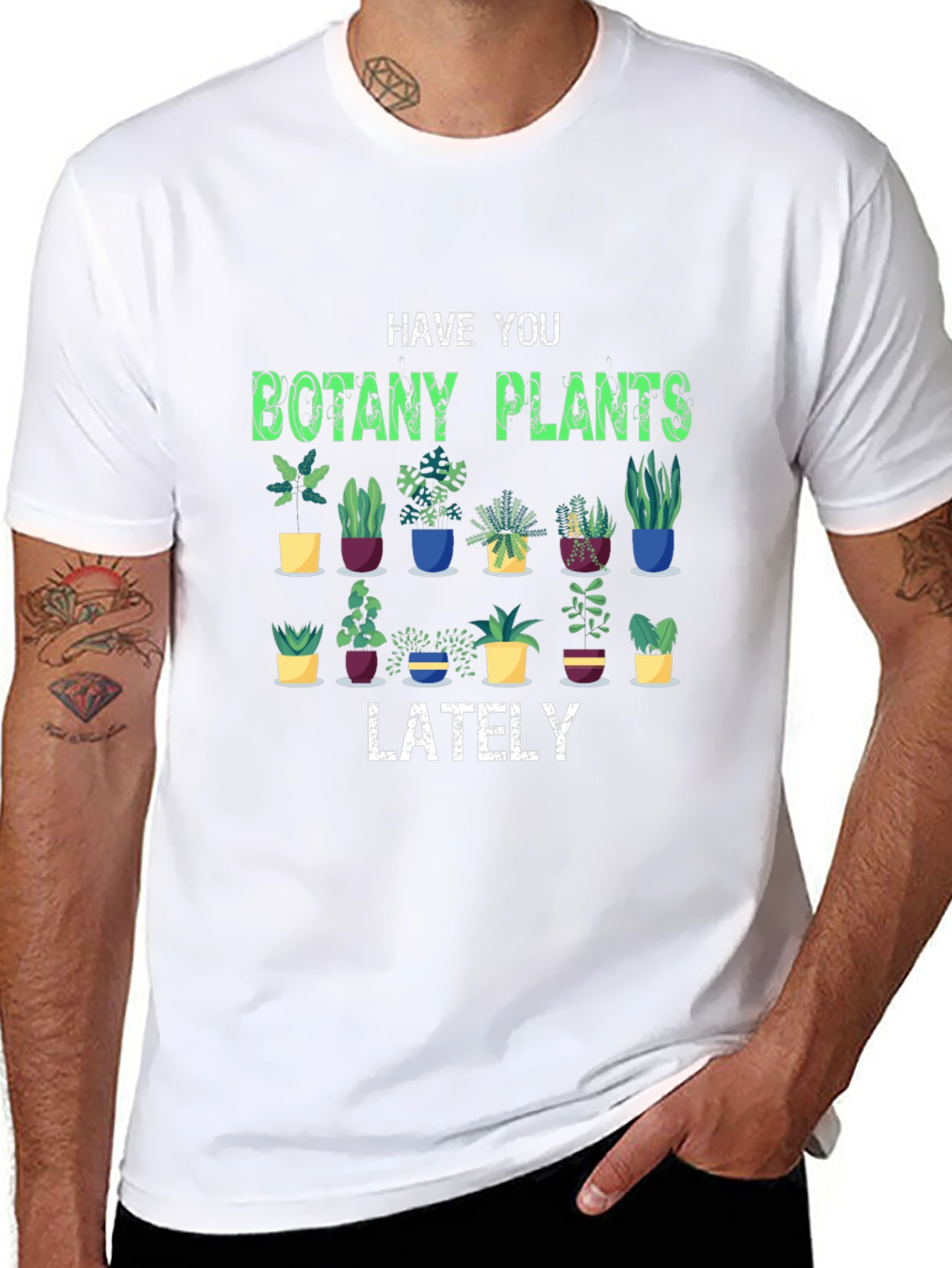 Botany Plants T-Shirt - Garden Lover Tee