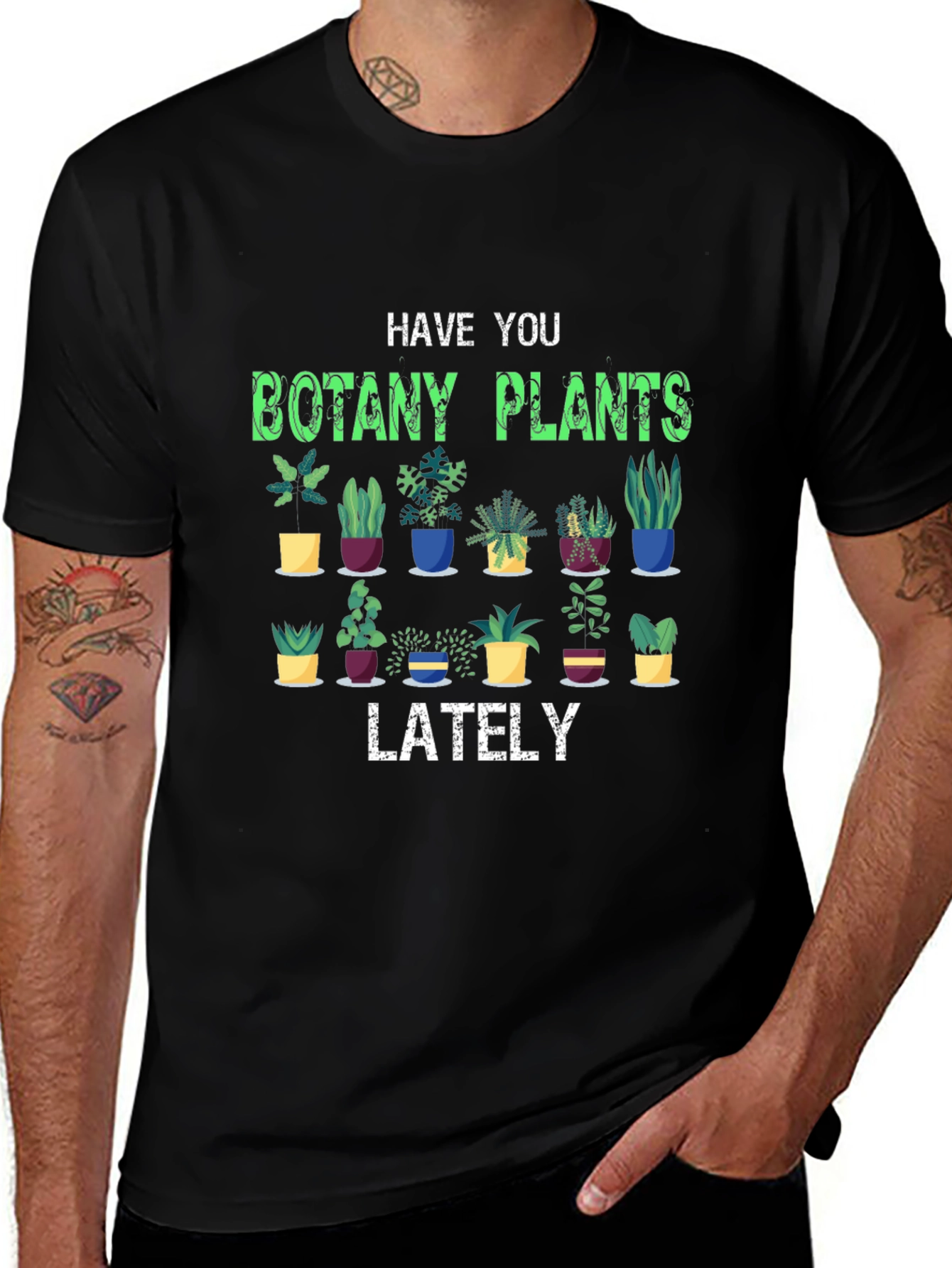 Botany Plants T-Shirt - Garden Lover Tee