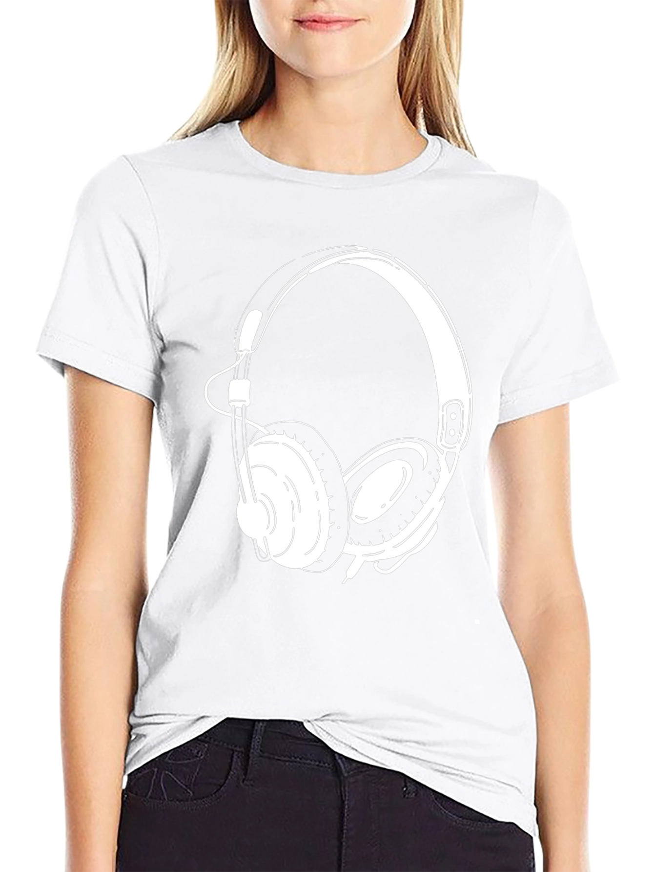 Headphone Graphic Tee - Cool Music Lover T-Shirt