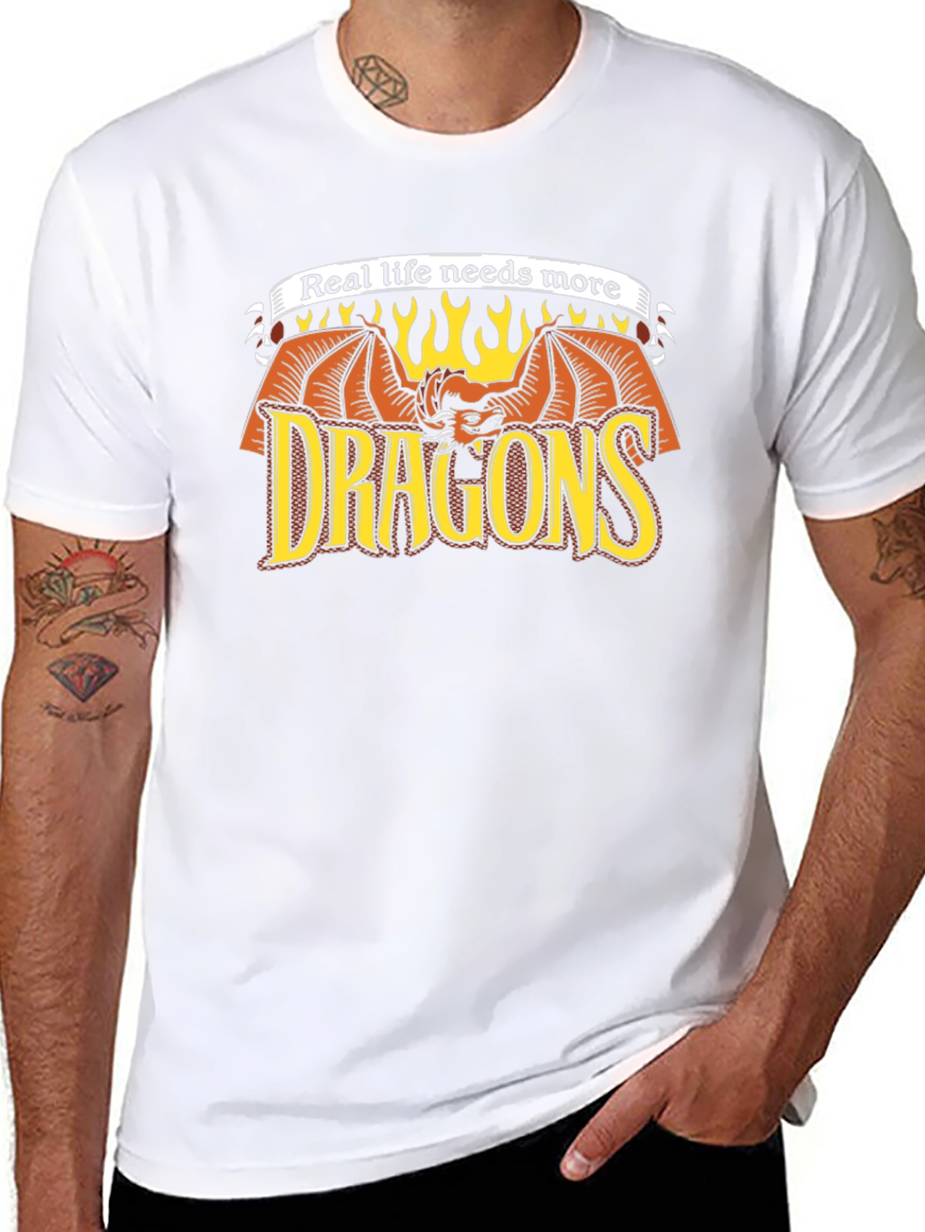 Real Life Needs More Dragons T-Shirt