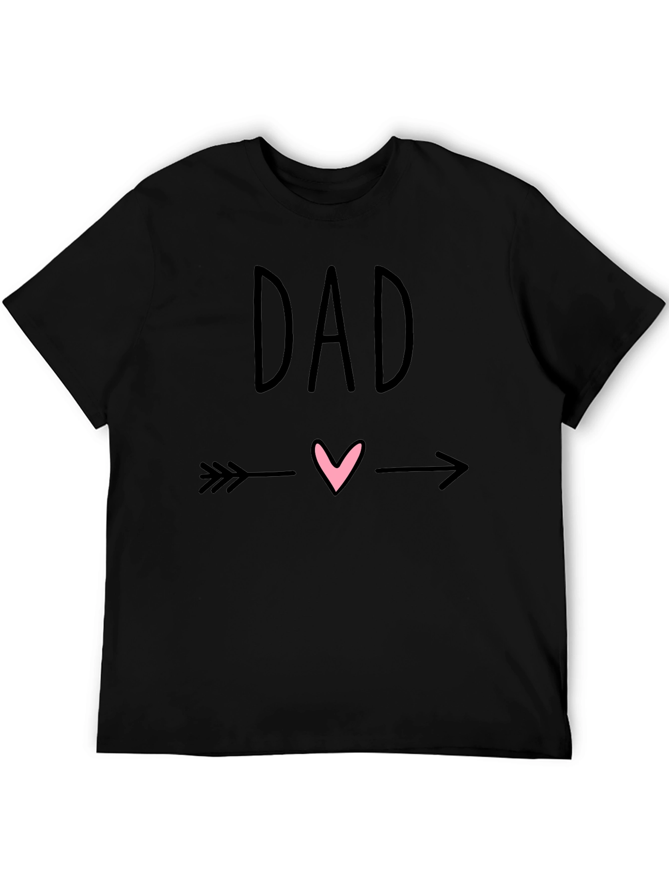 Dad Arrow Heart Graphic T-Shirt