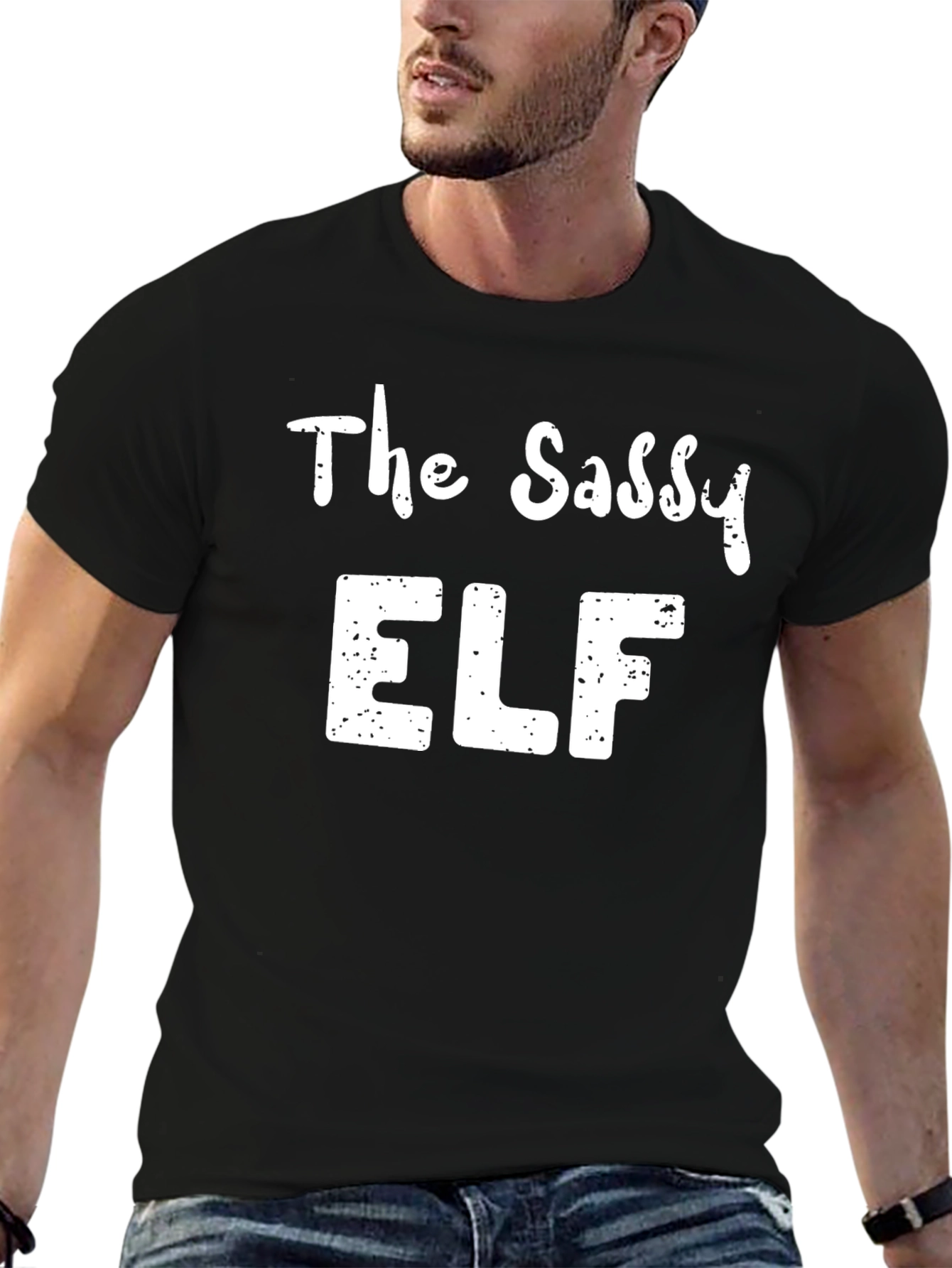 The Sassy Elf Christmas T-Shirt - Holiday Apparel