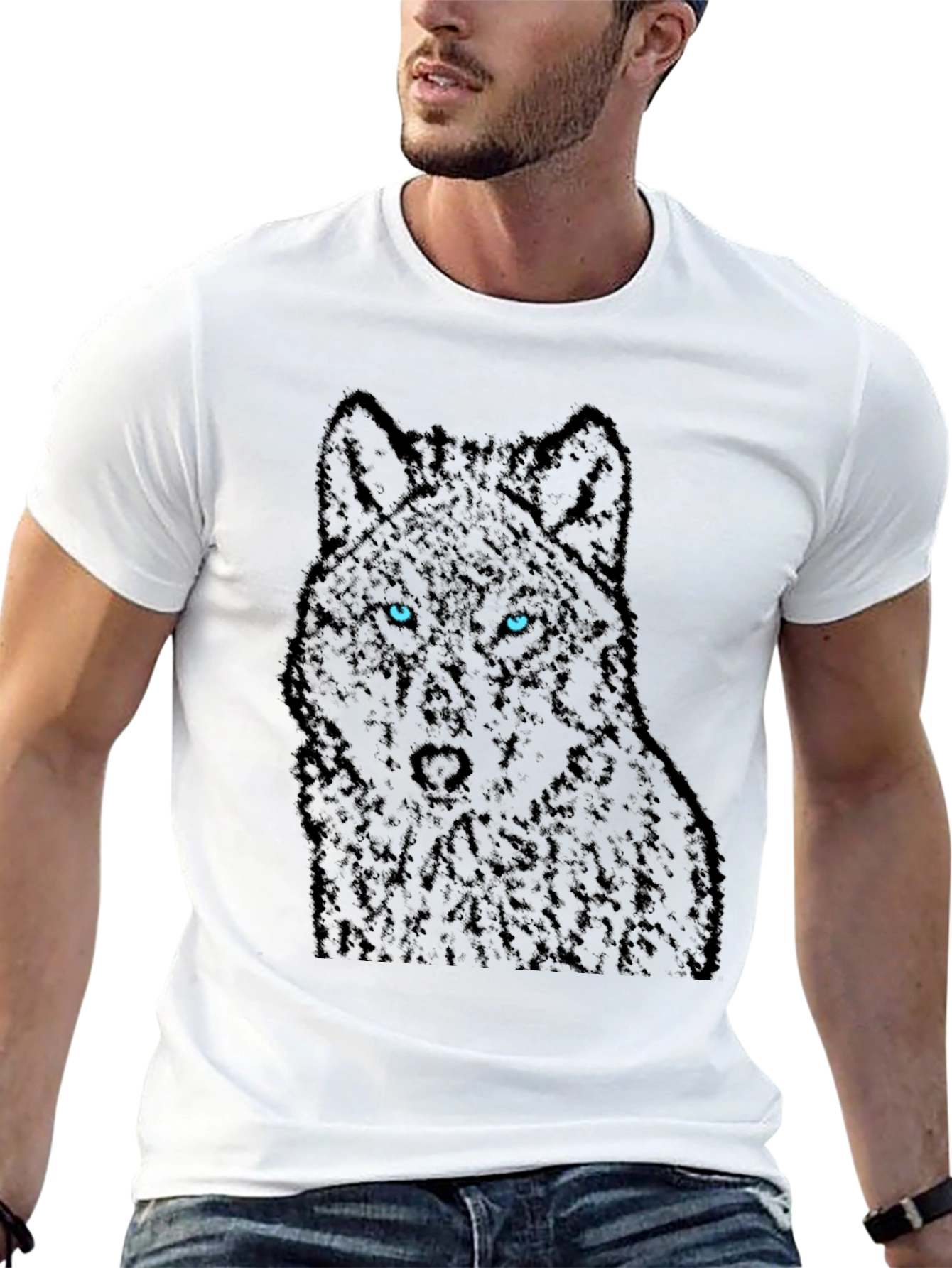 Black Wolf Graphic Tee