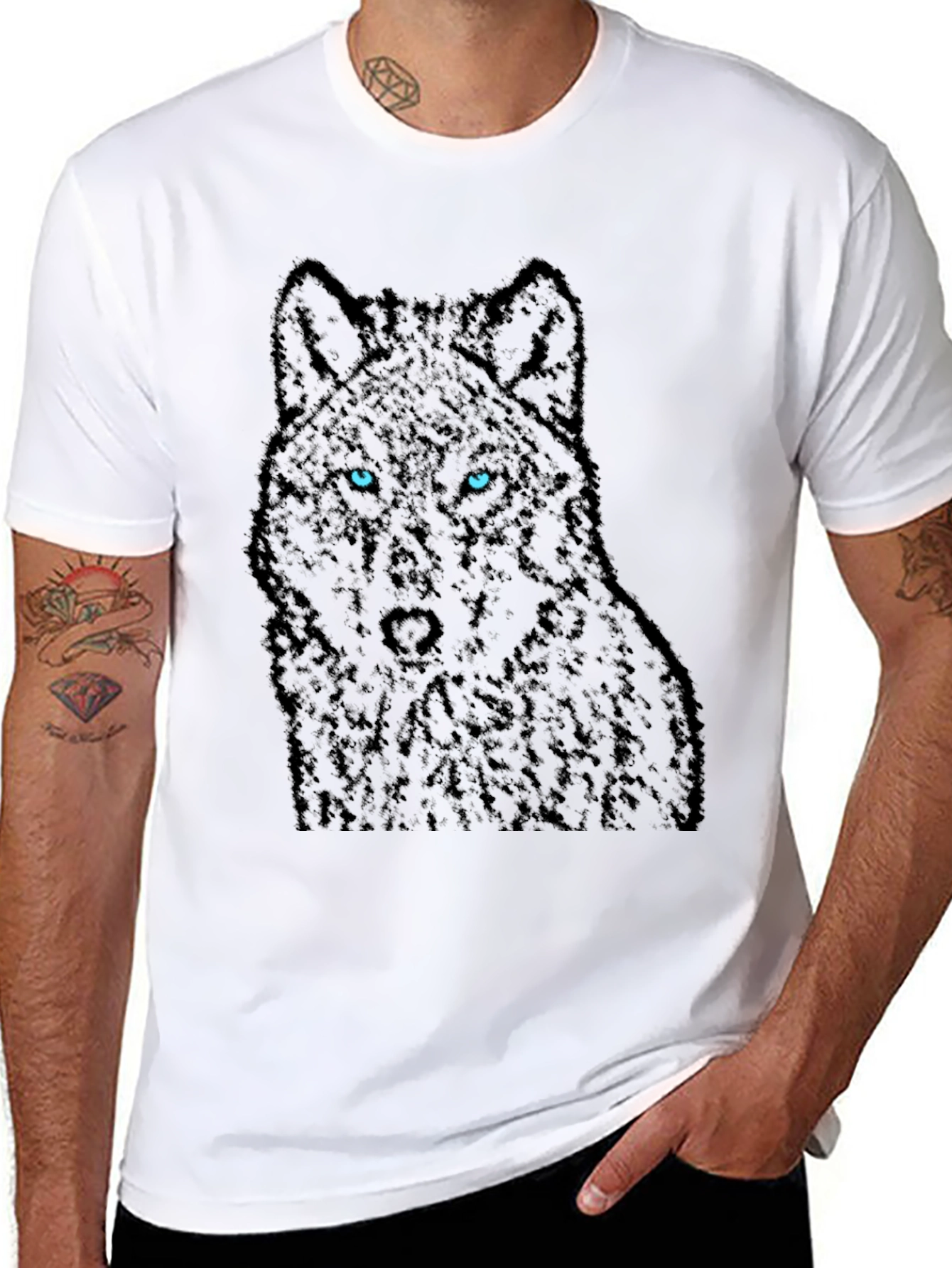 Black Wolf Graphic Tee