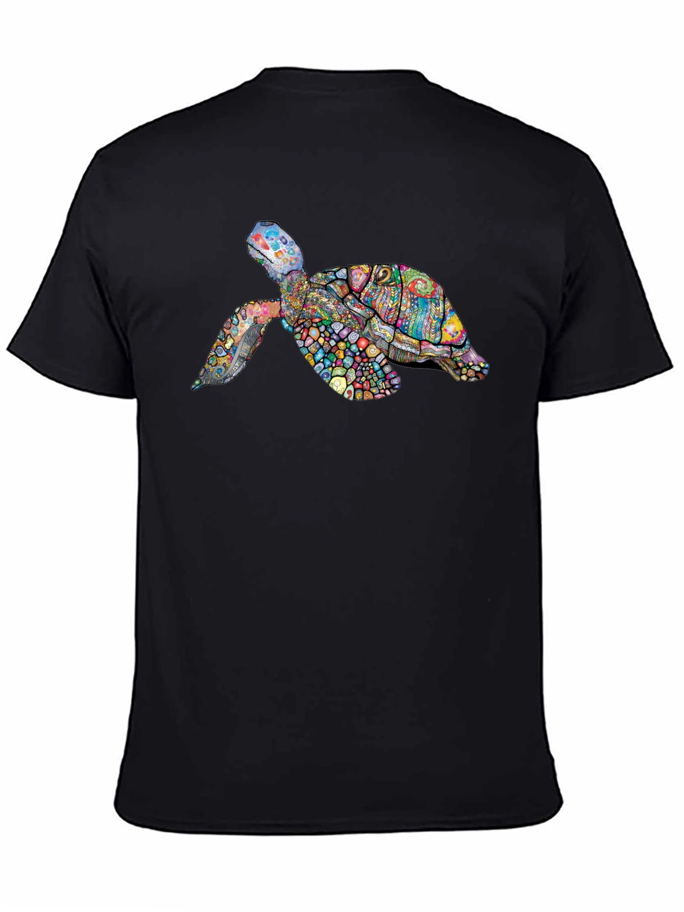 Colorful Turtle Graphic T-Shirt