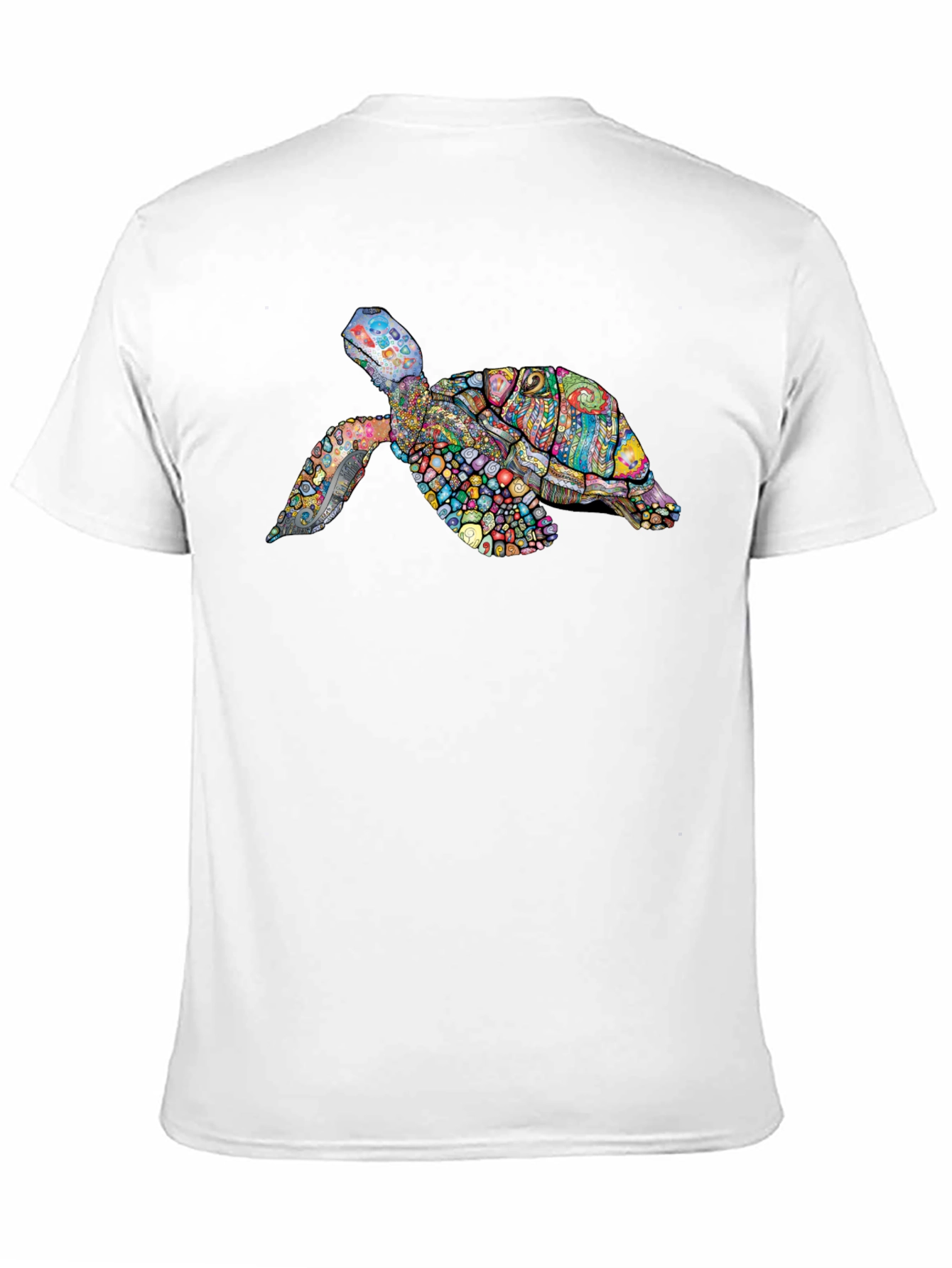 Colorful Turtle Graphic T-Shirt