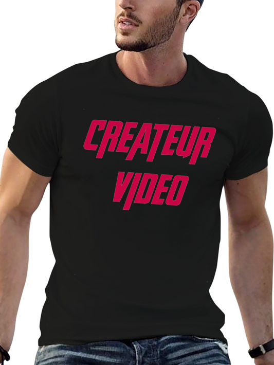 Createur Video Black T-Shirt