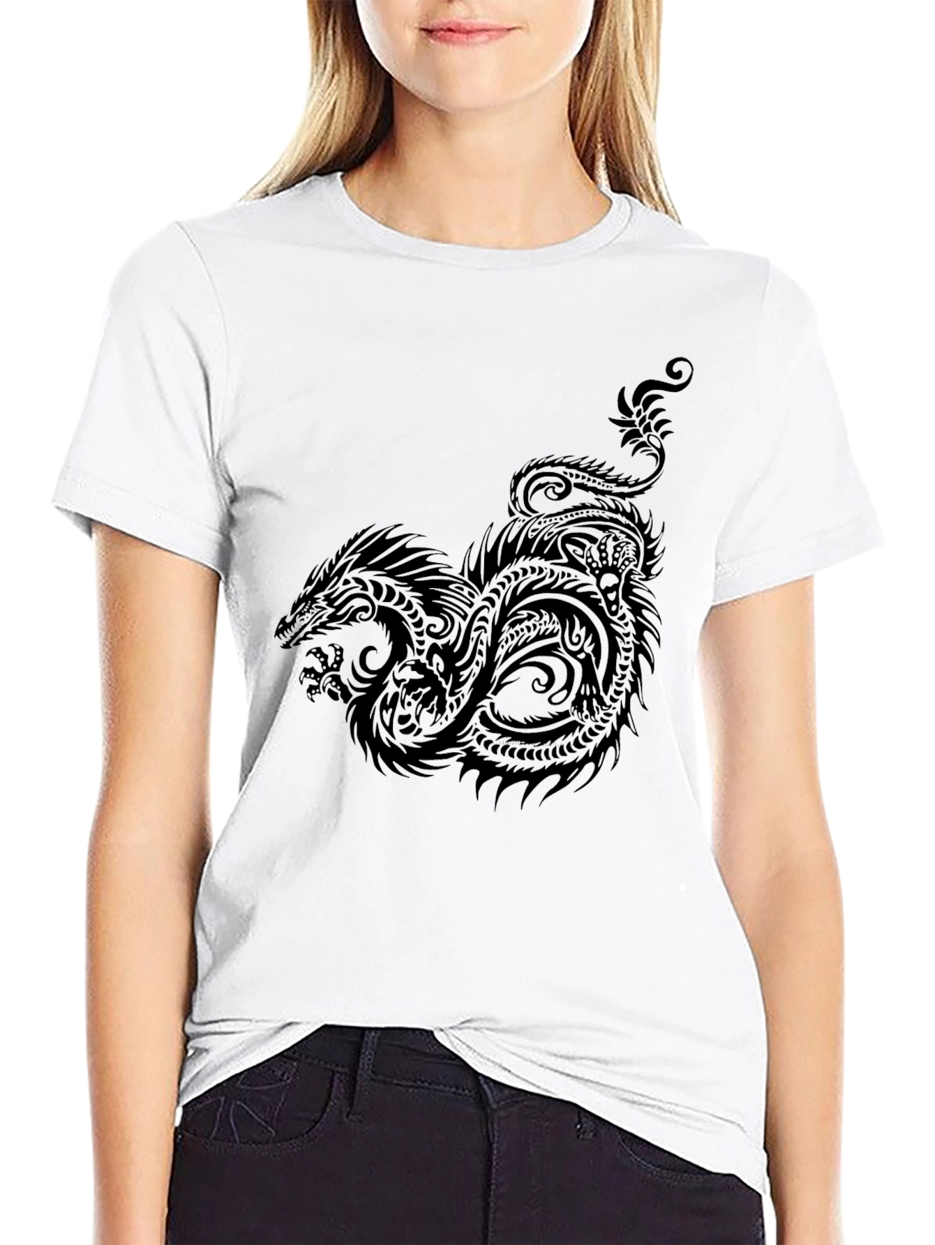 Black Dragon Graphic Tee - Mens Short Sleeve