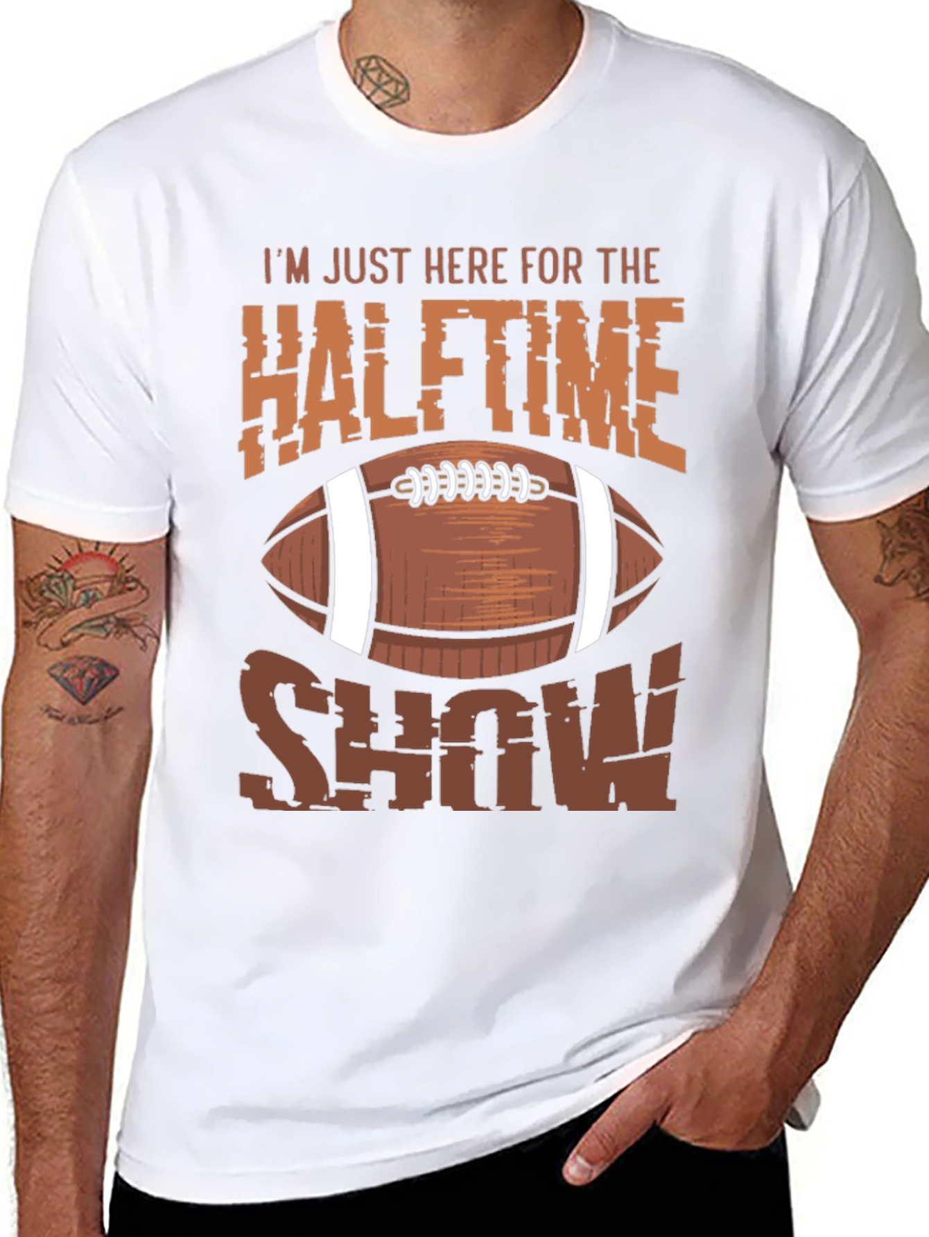 Halftime Show Football T-Shirt
