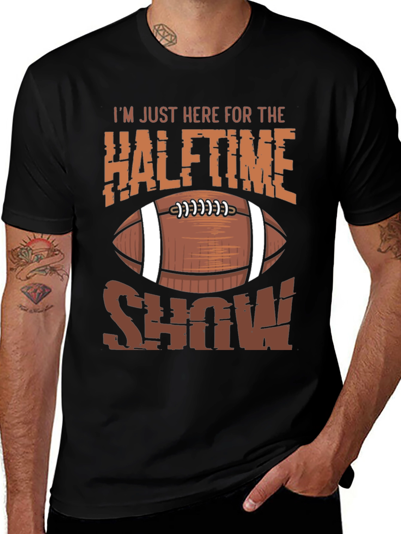 Halftime Show Football T-Shirt